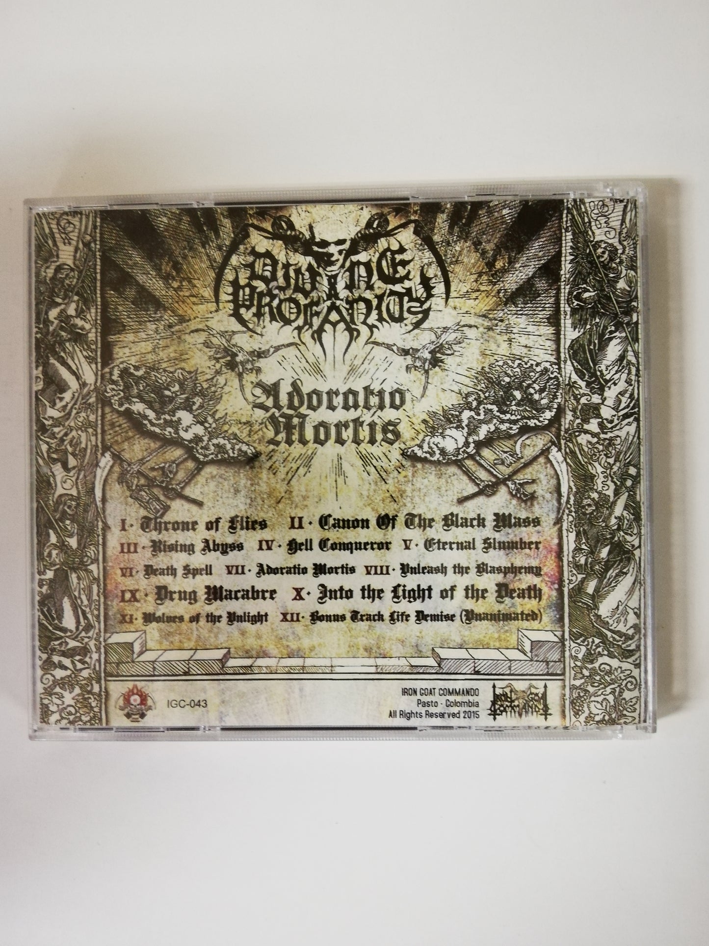 CD DIVINE PROFANITY - ADORATIO MORTIS