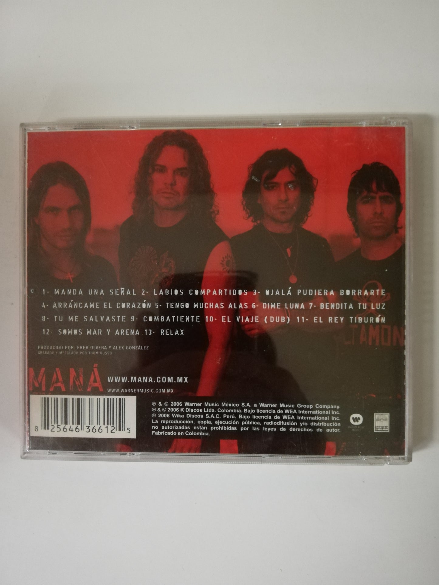 CD MANÁ - AMAR ES COMBATIR