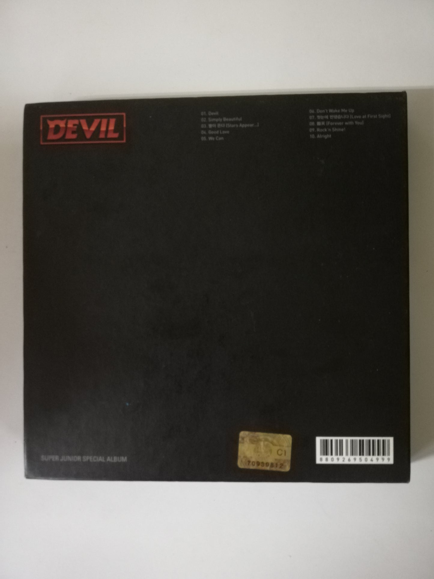 CD SUPER JUNIOR - DEVIL