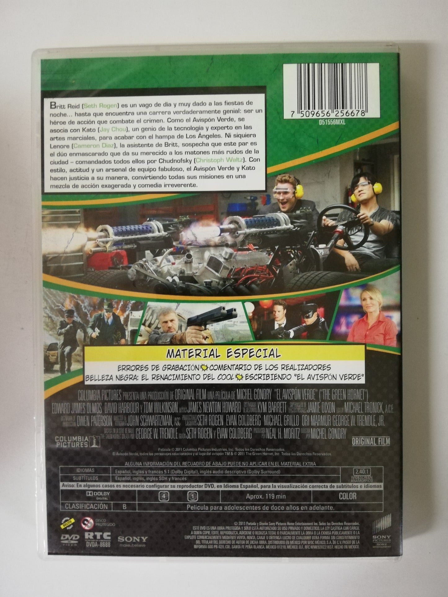 DVD EL AVISPÓN VERDE