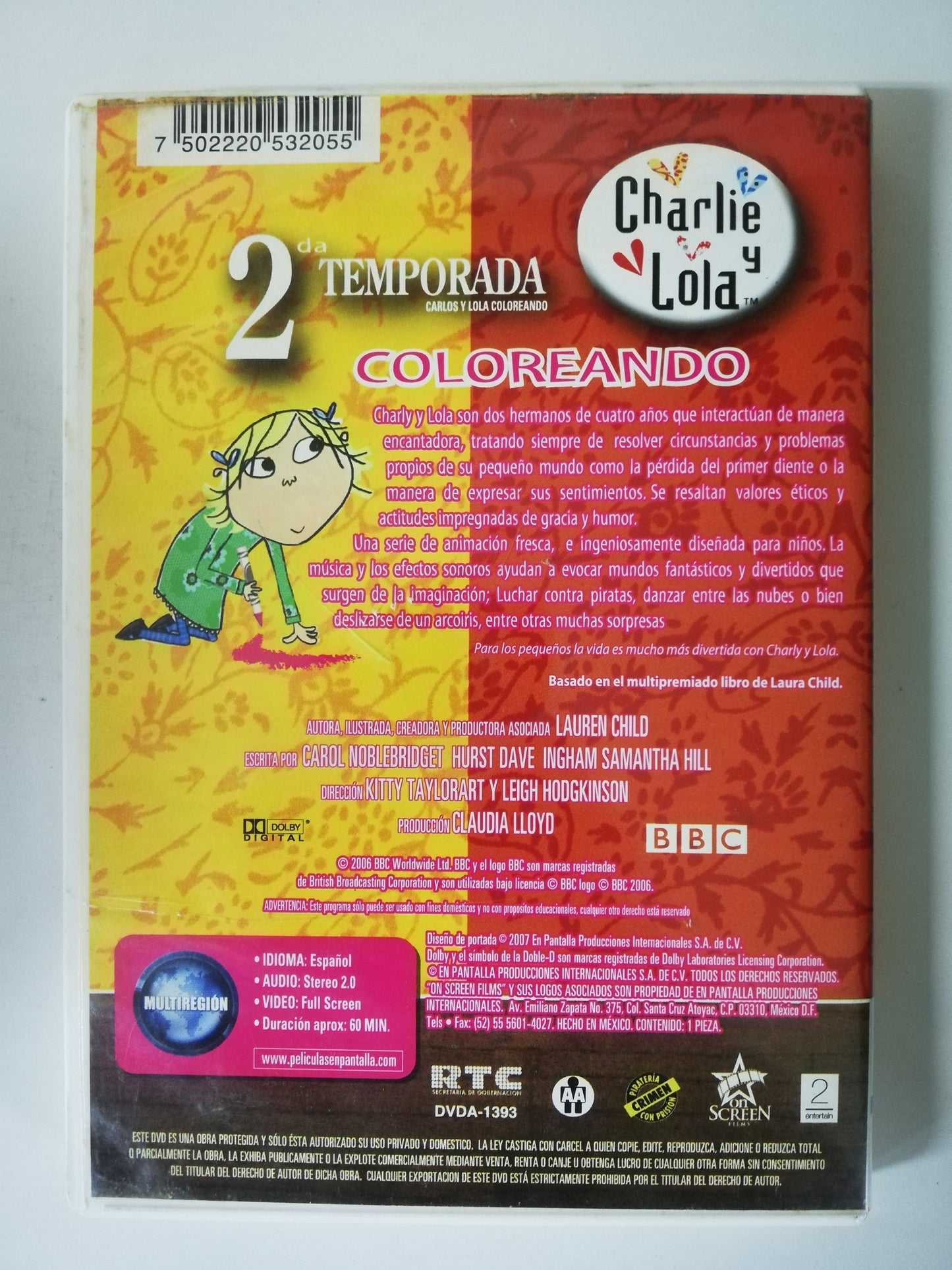 DVD CHARLIE Y LOLA - SEGUNDA TEMPORADA