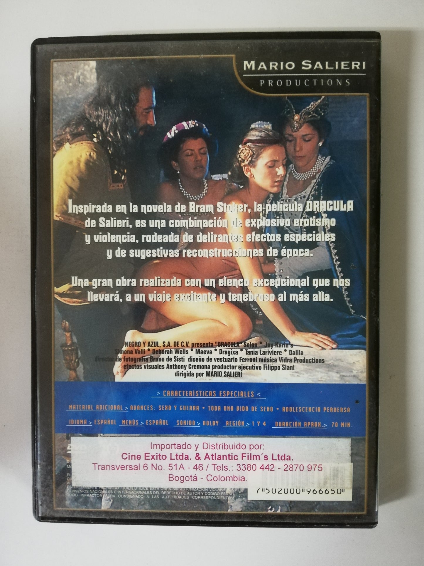 DVD DRACULA - MARIO SALIERI