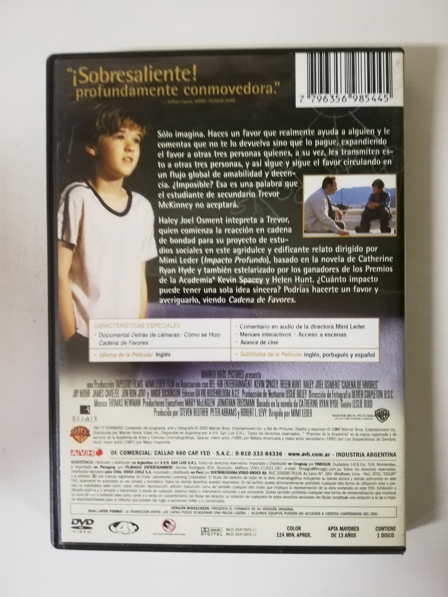 DVD CADENA DE FAVORES