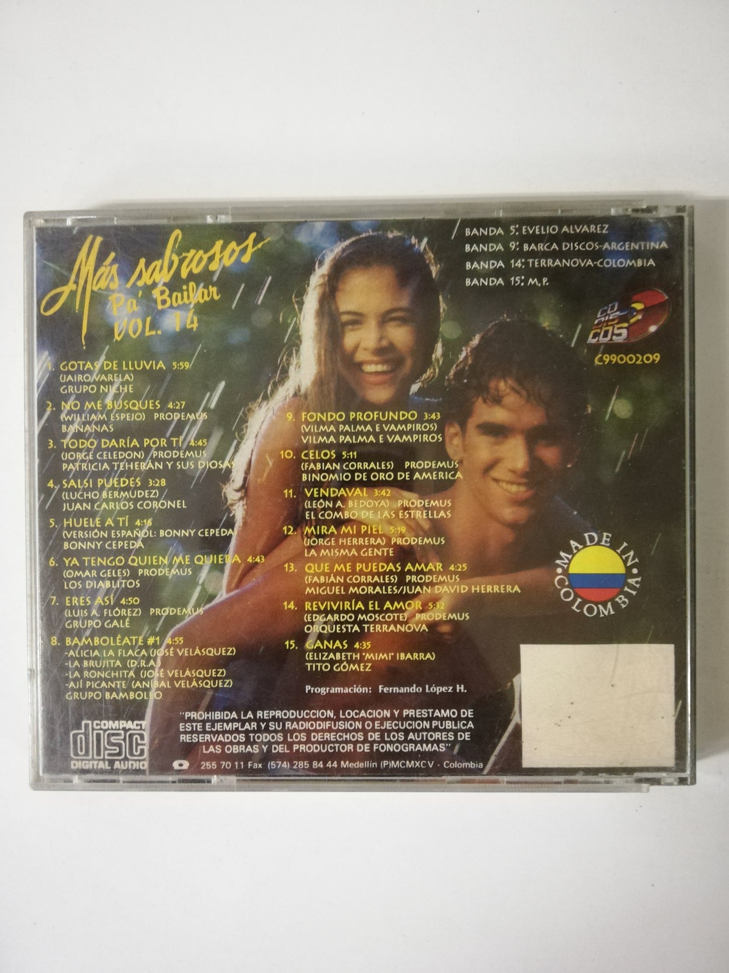 CD MAS SABROSO PA´ BAILAR - MAS SABROSO PA´ BAILAR VOL. 14