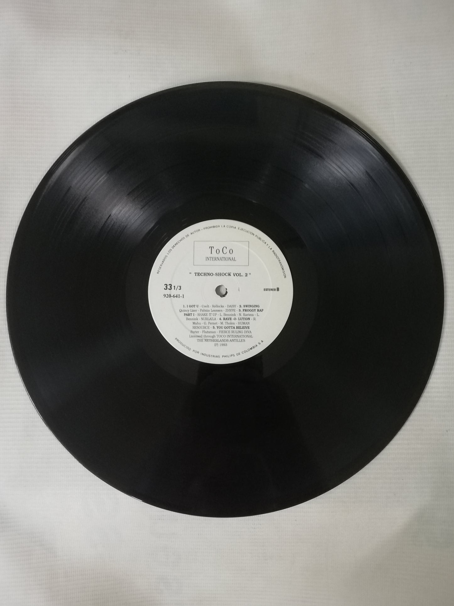 LP TECHNO SHOCK! - TECHNO SHOCK! VOL. 2