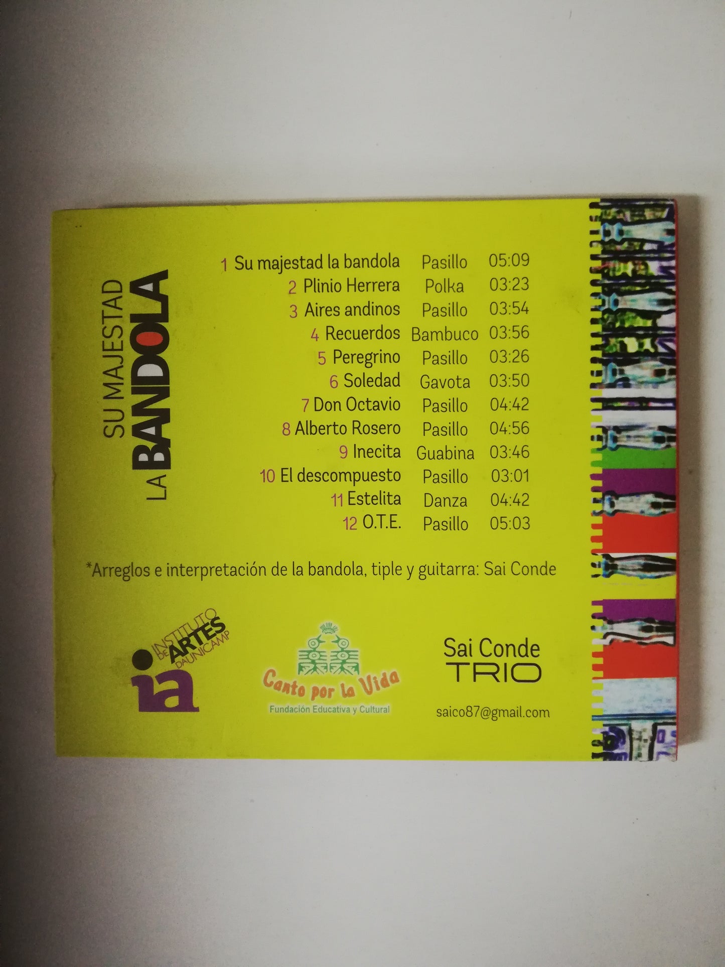 CD SAI CONDE TRIO - SU MAJESTAD LA BANDOLA
