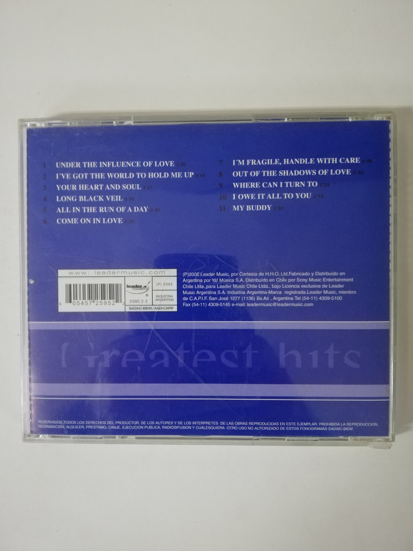 CD BARRY WHITE - UNDER THE INFLUENCE OF LOVE - GREATEST HITS