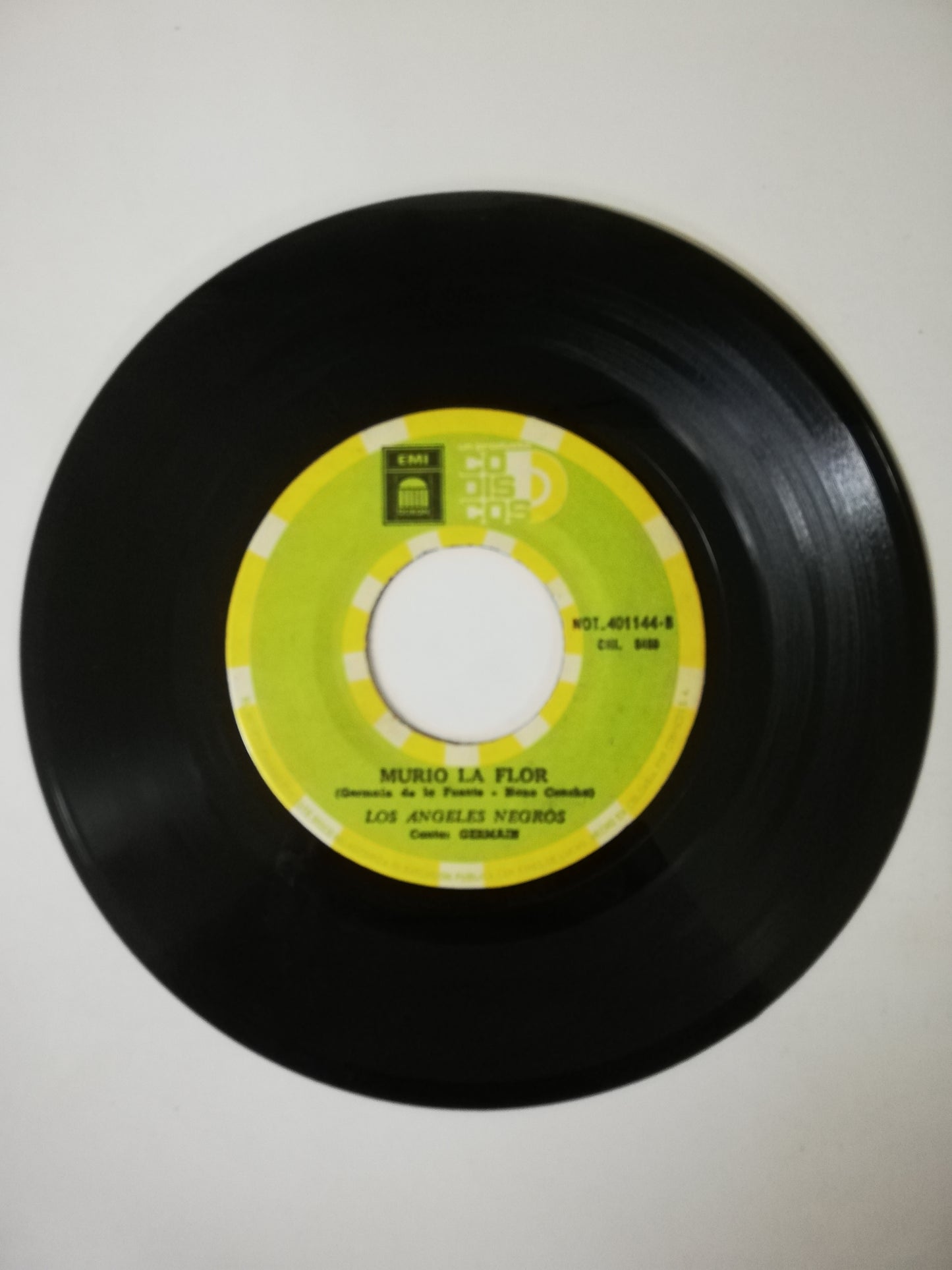 VINILO LOS ANGELES NEGROS - Y VOLVERÉ / MURIÓ LA FLOR