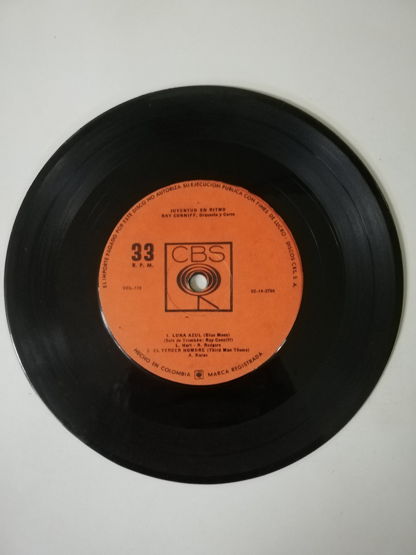 EP RAY CONNIFF - JUVENTUD EN RITMO