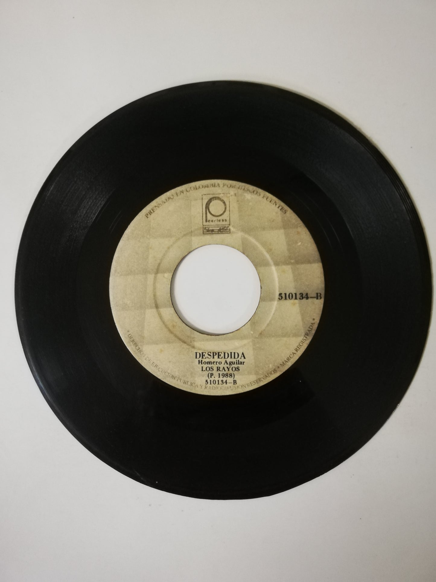 VINILO LOS RAYOS - BILLETE VERDE / DESPEDIDA