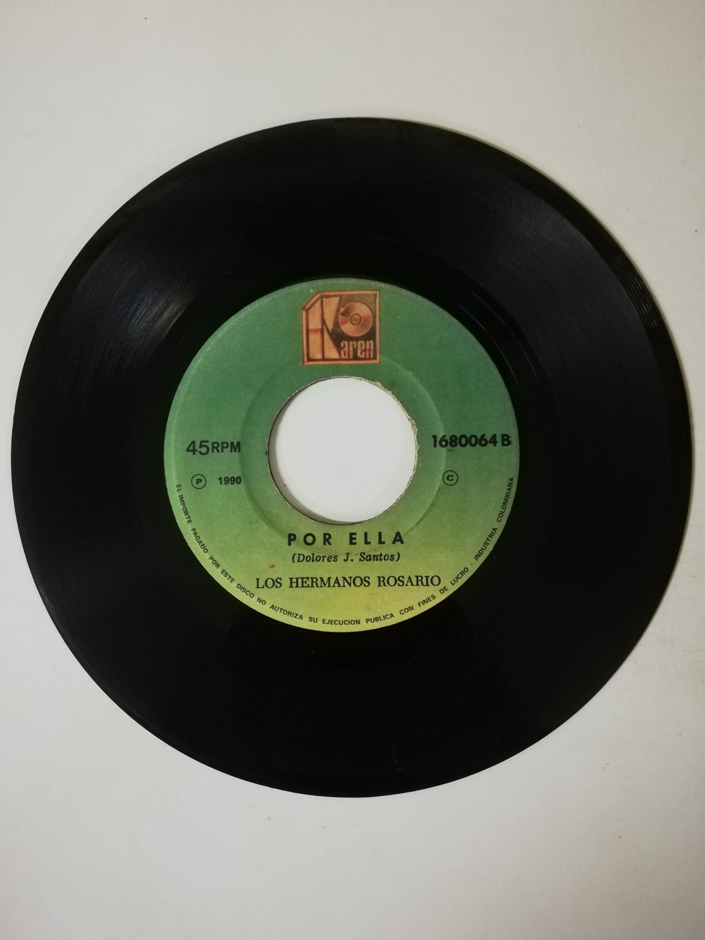 VINILO LOS HERMANOS ROSARIO - ESA MORENA / POR ELLA