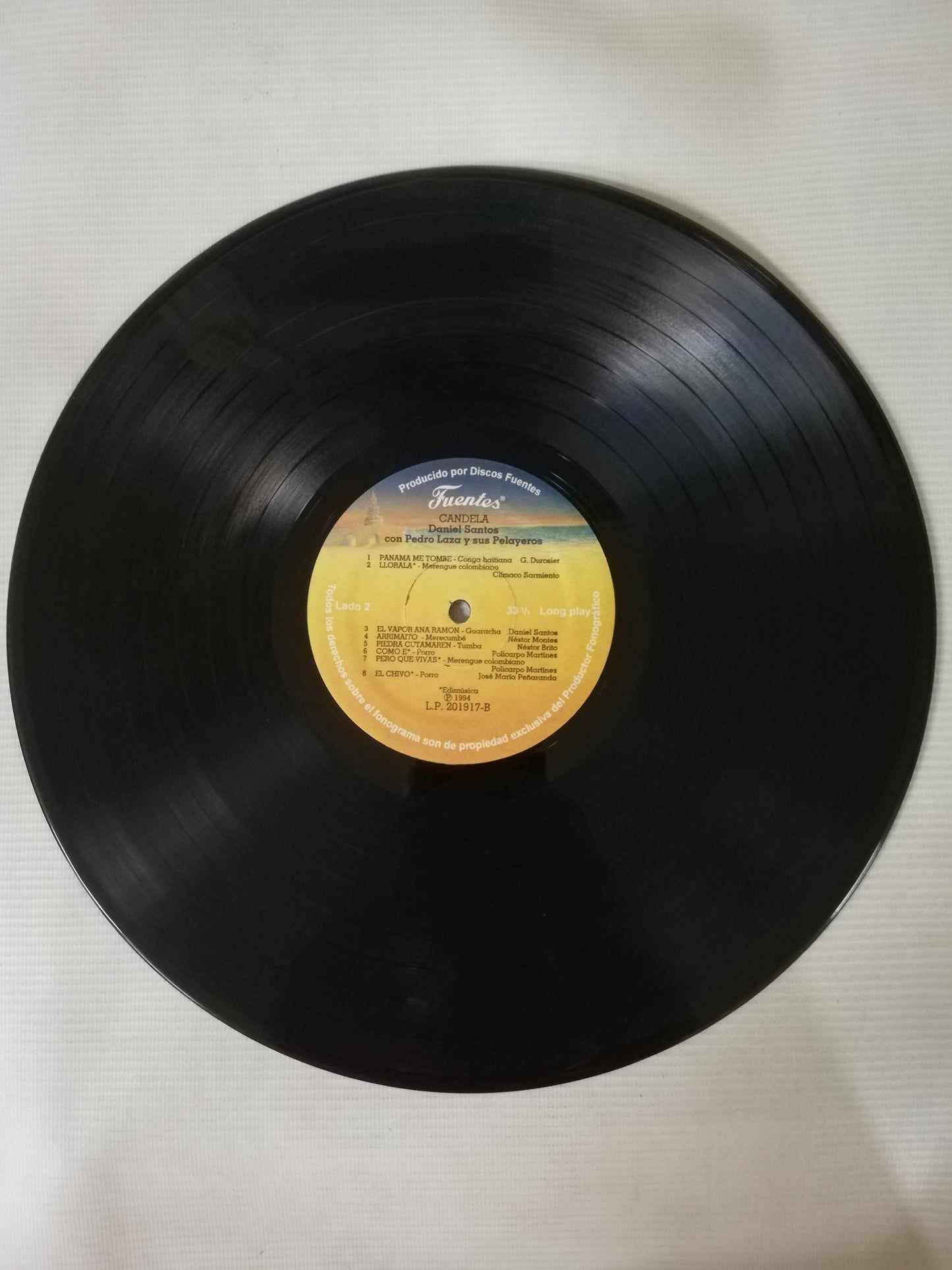 LP DANIEL SANTOS CON PEDRO LAZA Y SUS PELAYEROS - CANDELA