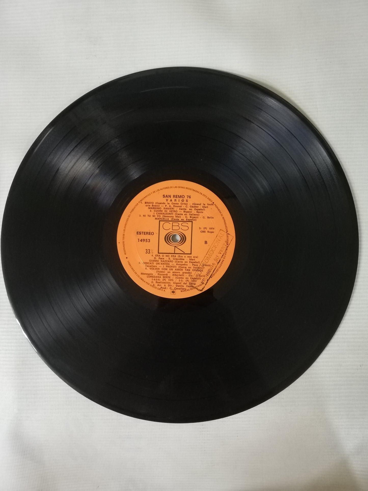 LP SAN REMO - SAN REMO 76