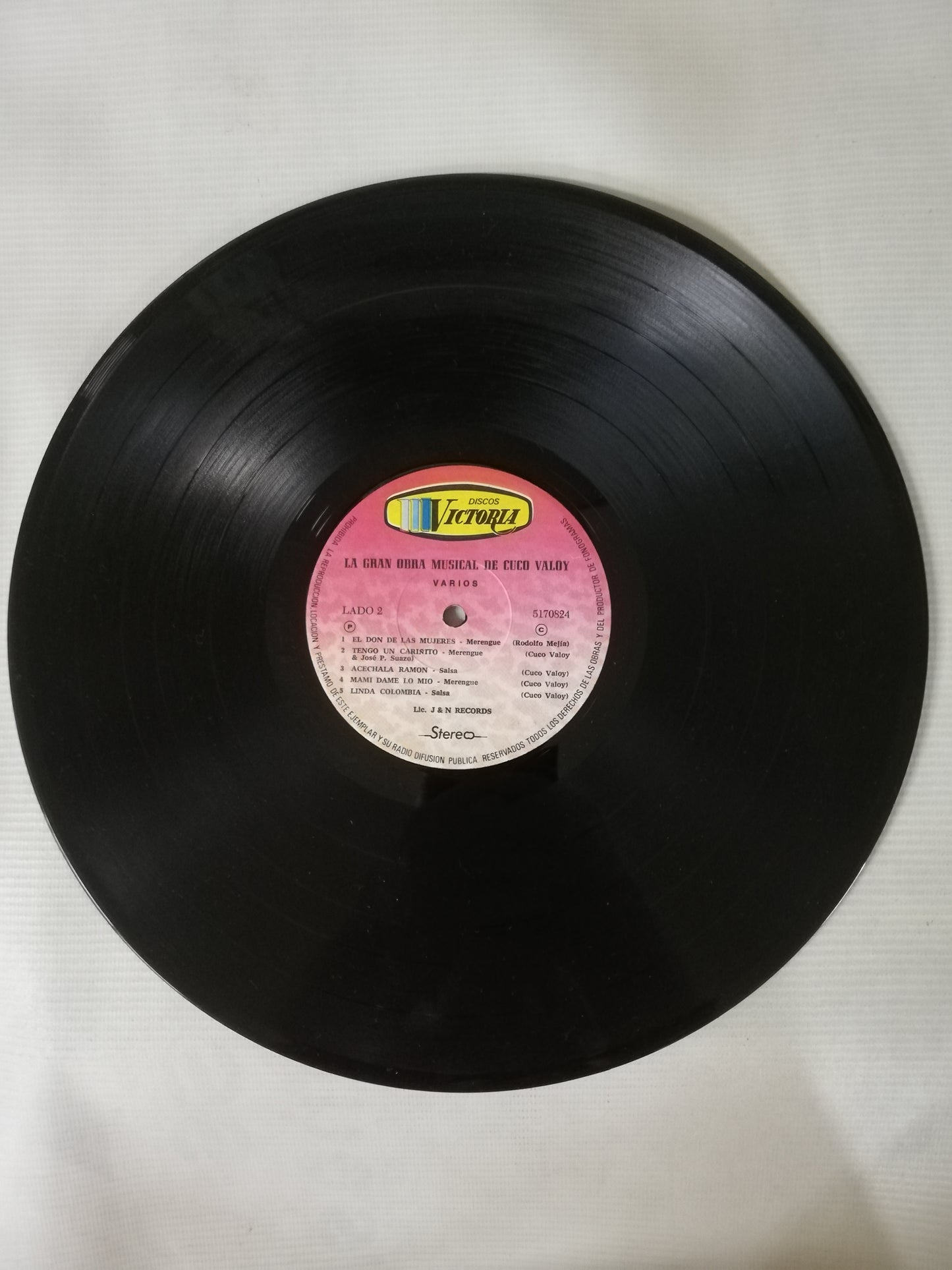 LP CUCO VALOY - LA GRAN OBRA MUSICAL DE CUCO VALOY