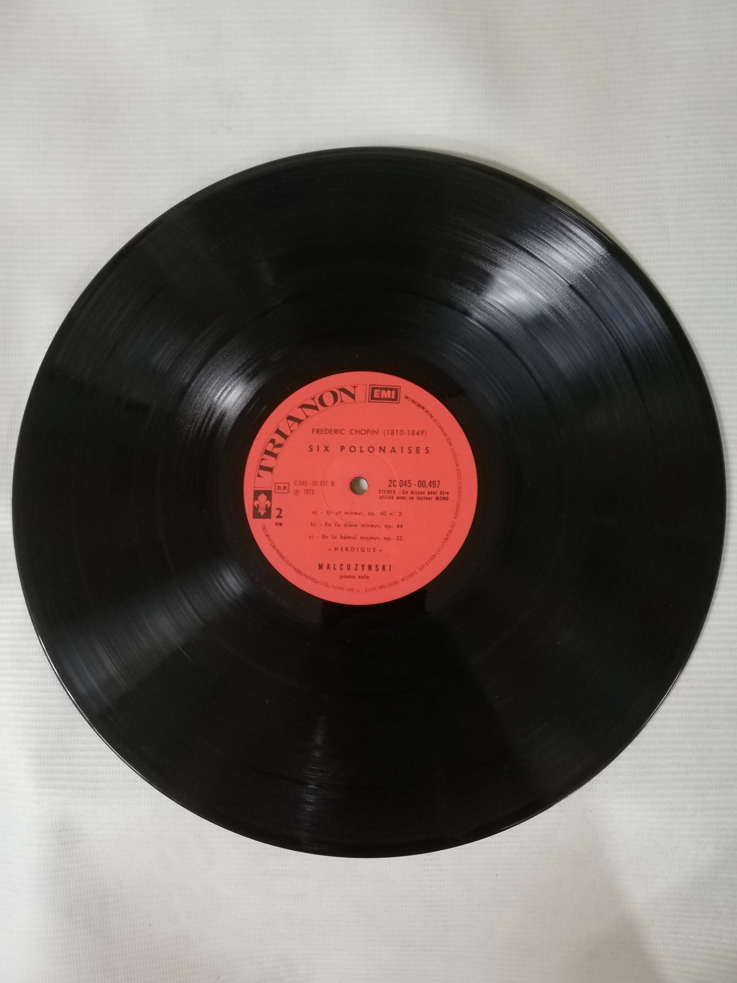 LP FRÉDÉRIC CHOPIN - SIX POLONAISES - WITOLD MALCUZYNSKI PIANO SOLO