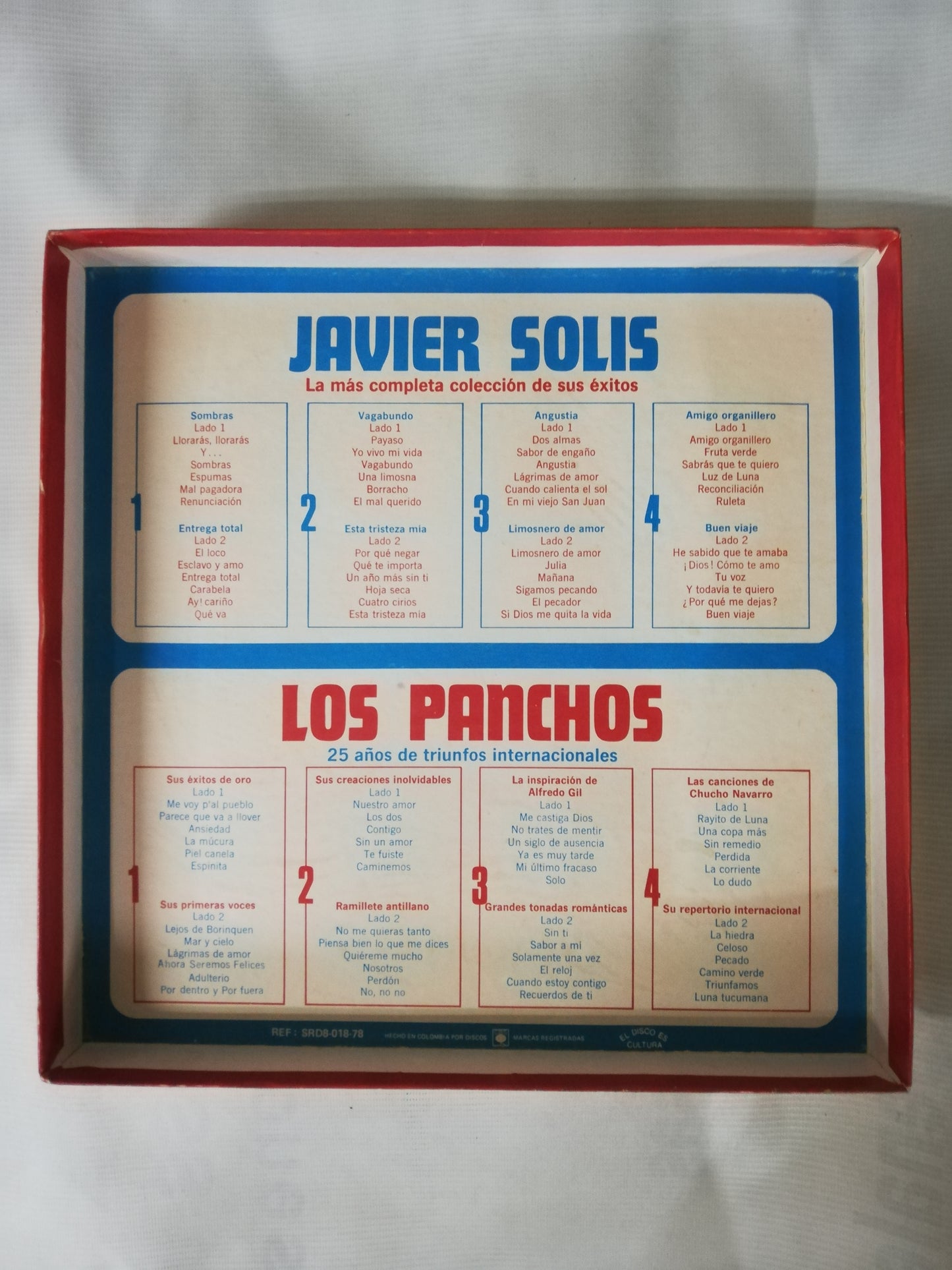 LP JAVIER SOLIS / LOS PANCHOS - COLLECTION VINYL X 8