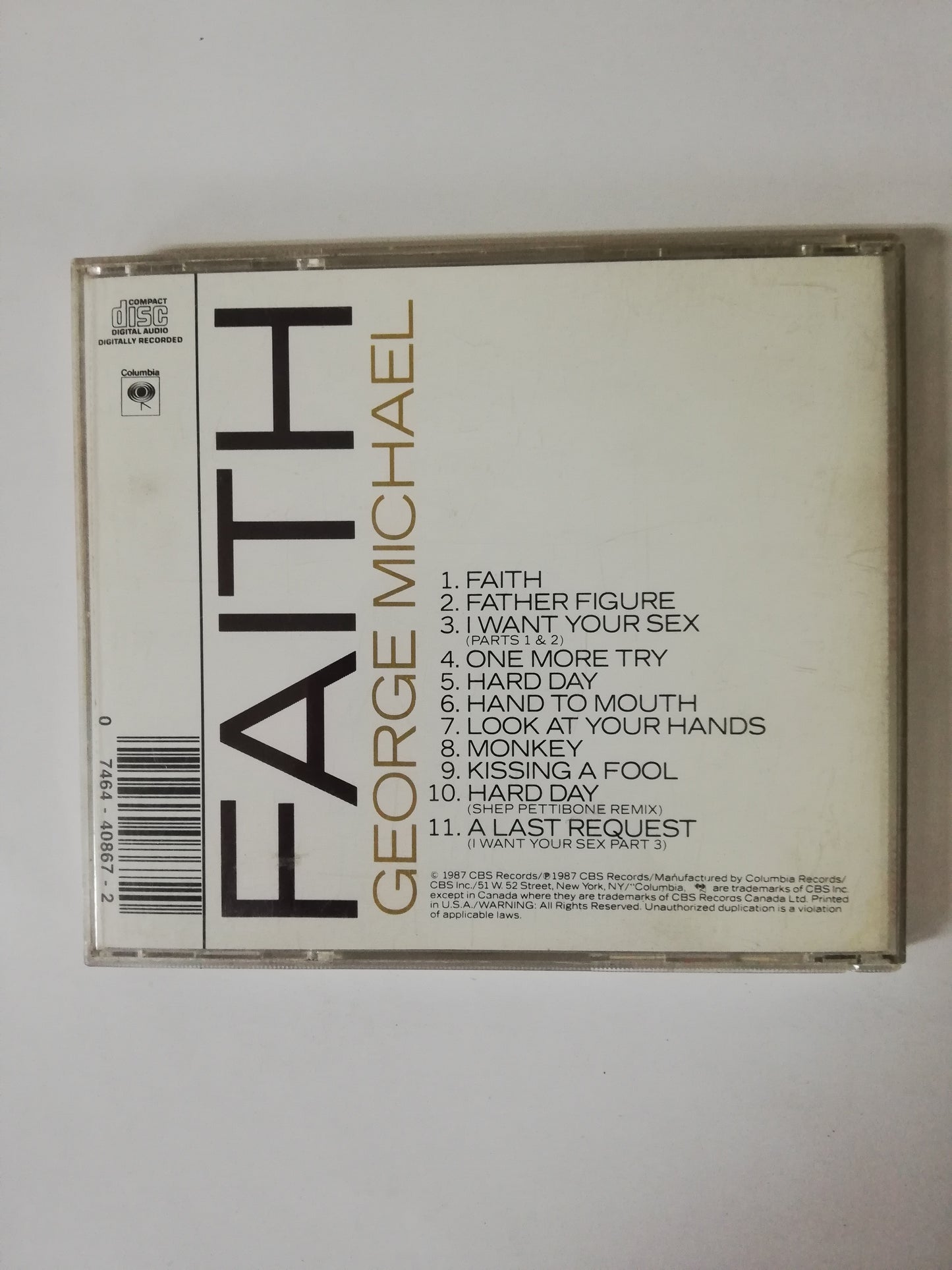 CD GEORGE MICHAEL - FAITH