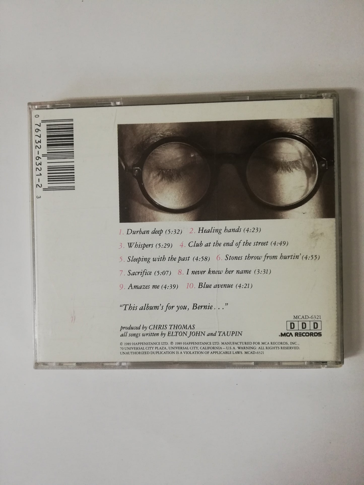 CD ELTON JOHN - SLEEPING WITH THE PAST