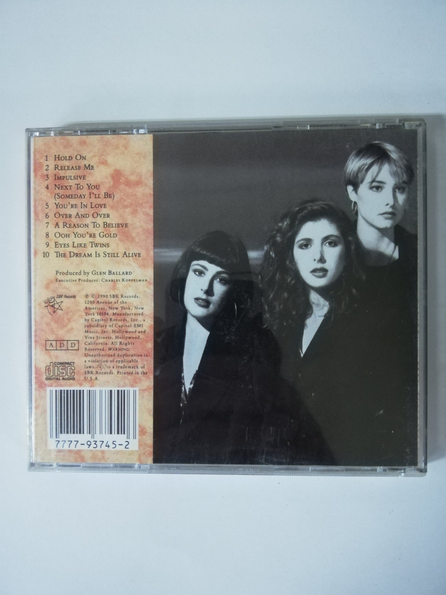 CD WILSON PHILLIPS - WILSON PHILLIPS