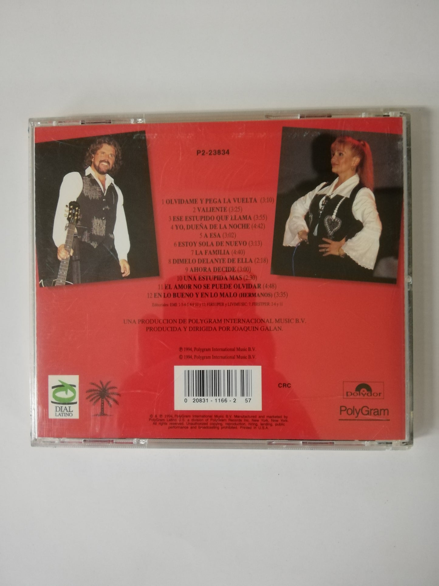 CD PIMPINELA - NUESTRAS 12 MEJORES CANCIONES EN CONCIERTO