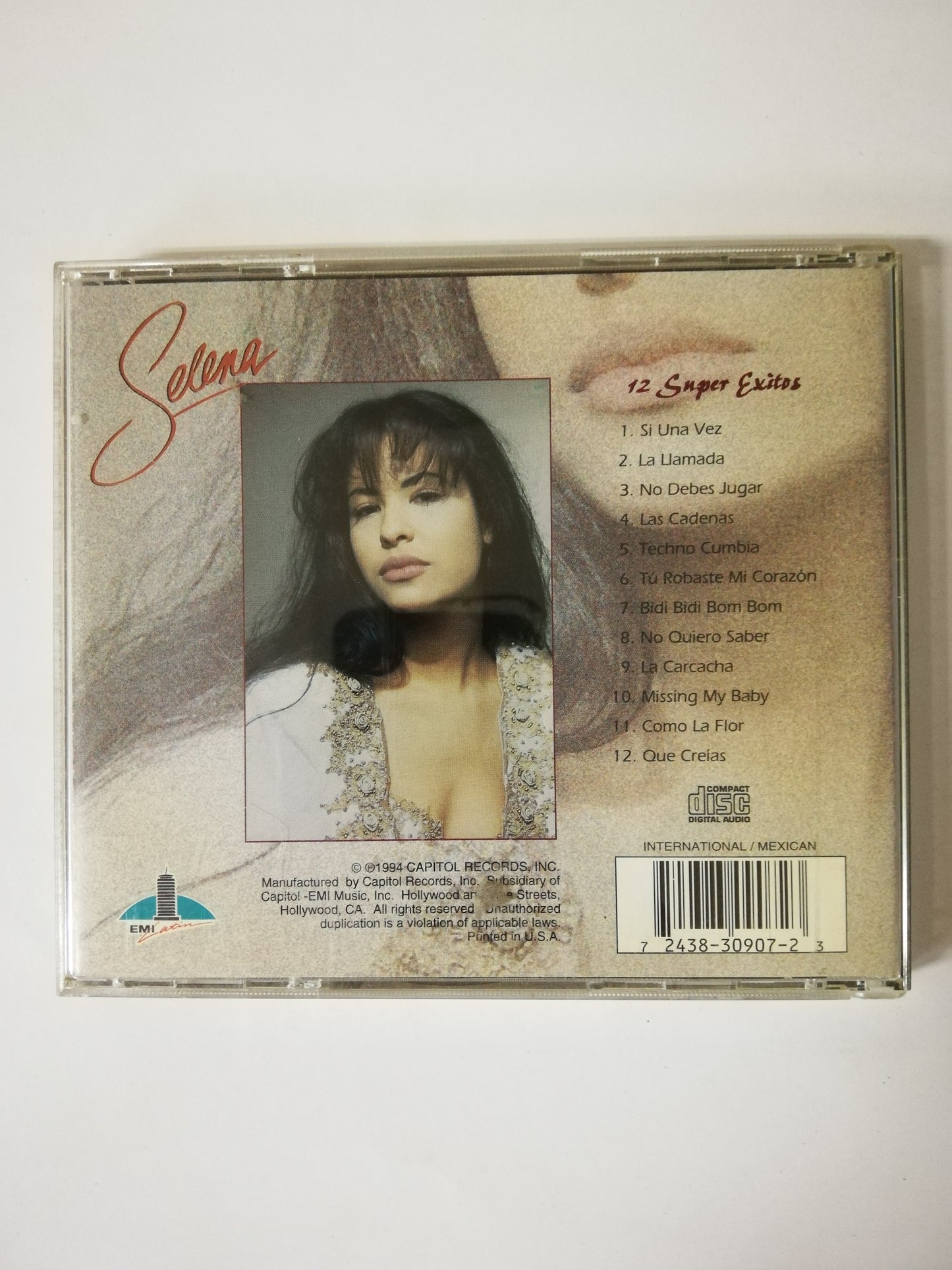 CD SELENA - 12 SUPER EXITOS