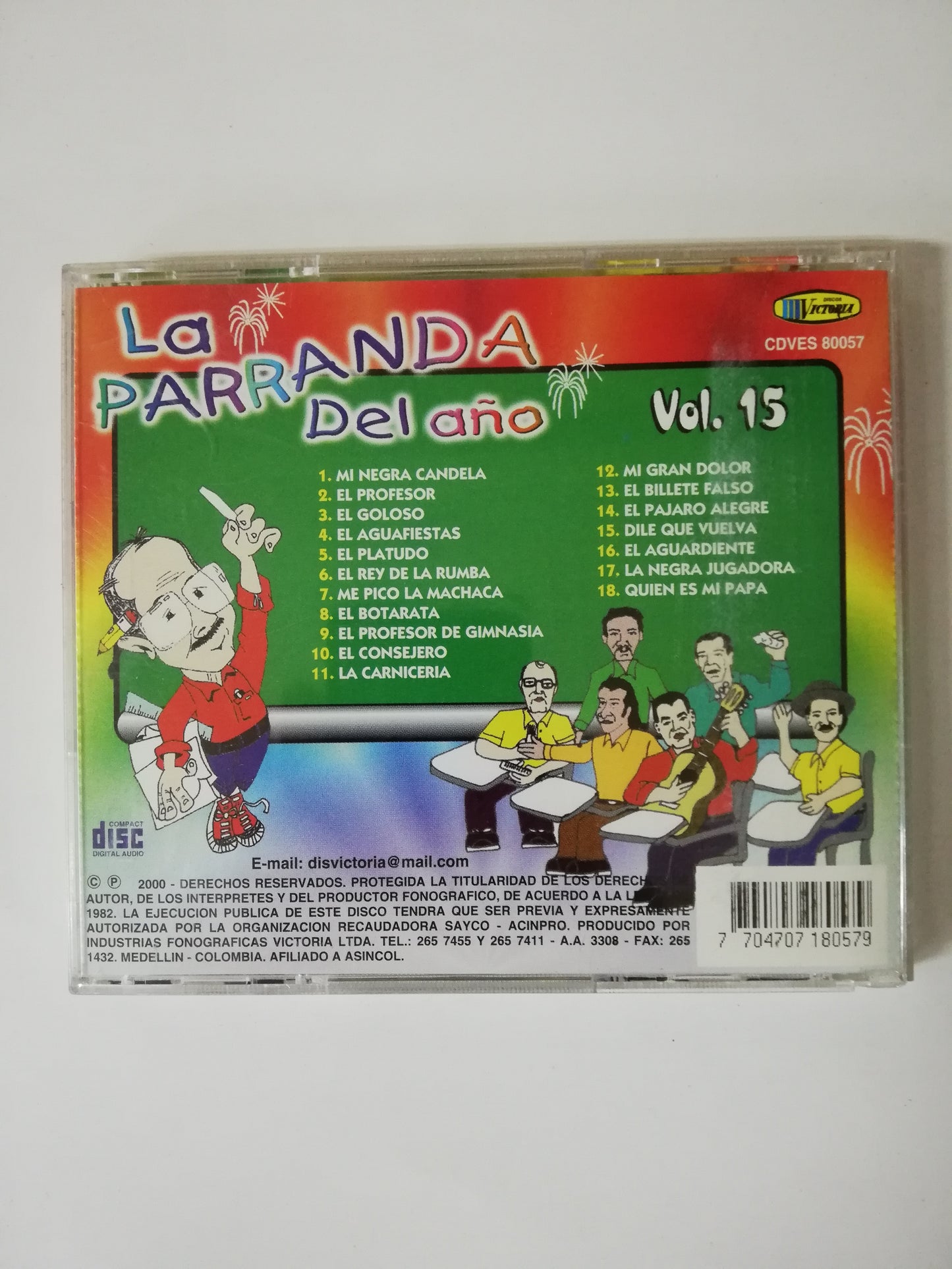 CD LA PARRANDA DEL AÑO - LA PARRANDA DEL AÑO VOL. 15