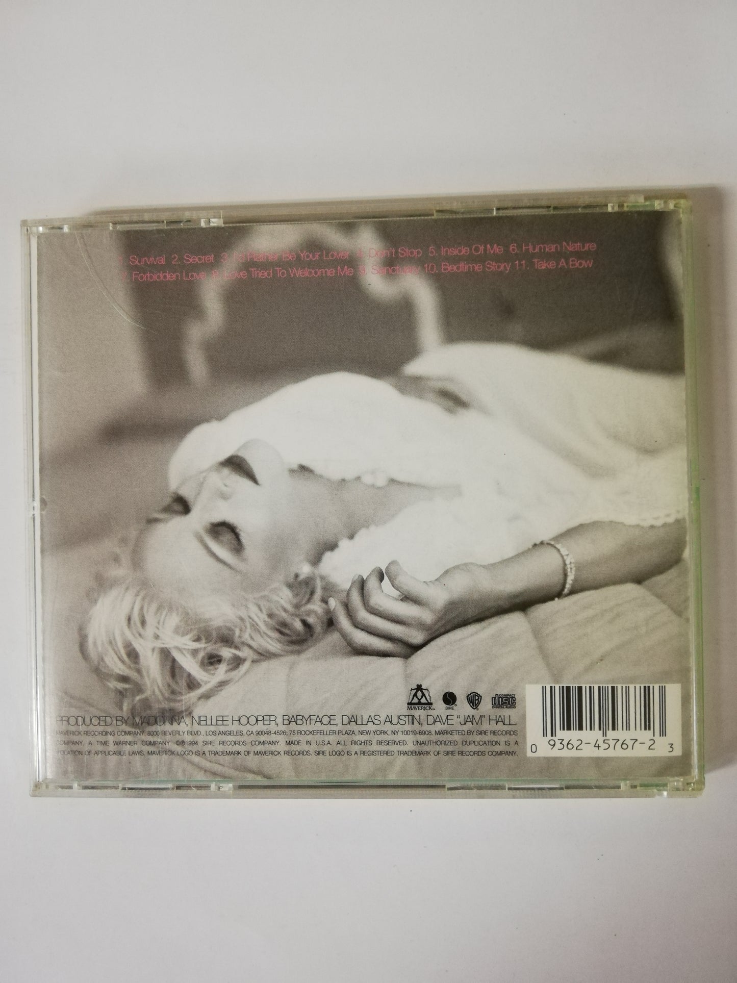 CD MADONNAA - BEDTIME STORIES