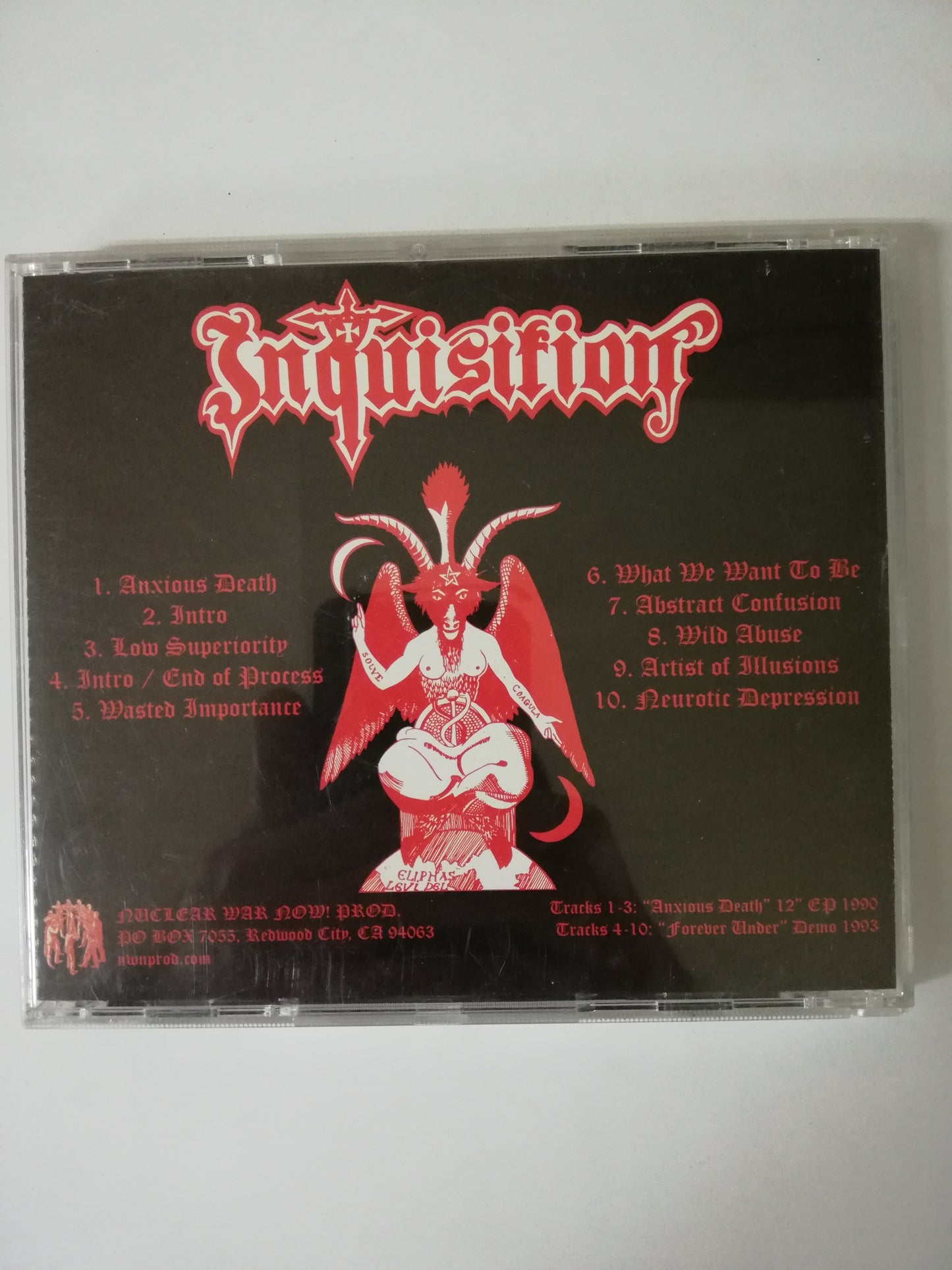 CD INQUISITION - ANXIOUS DEATH / FOREVER UNDER