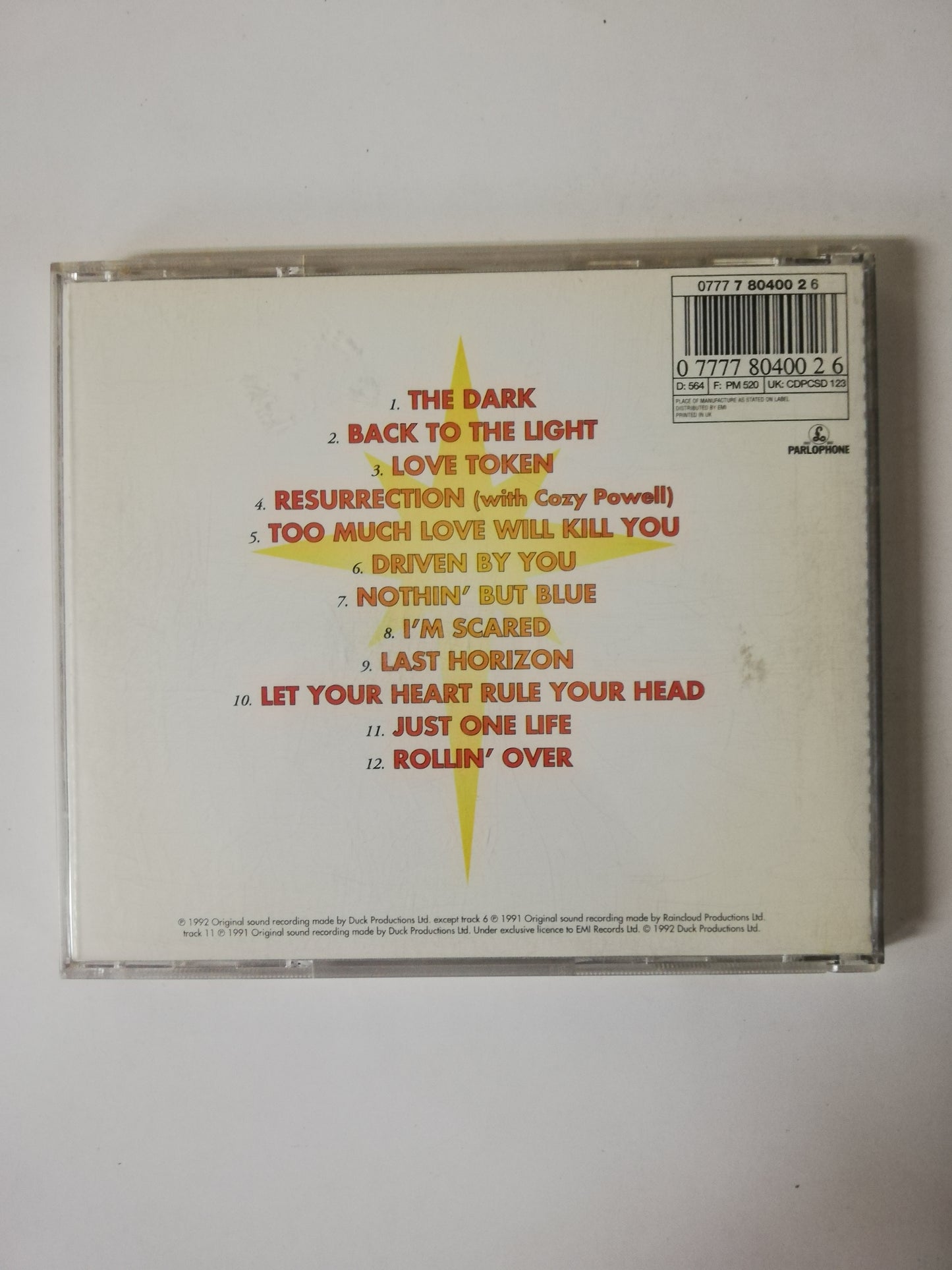 CD BRYAN MAY - BACK TO THE LIGHT