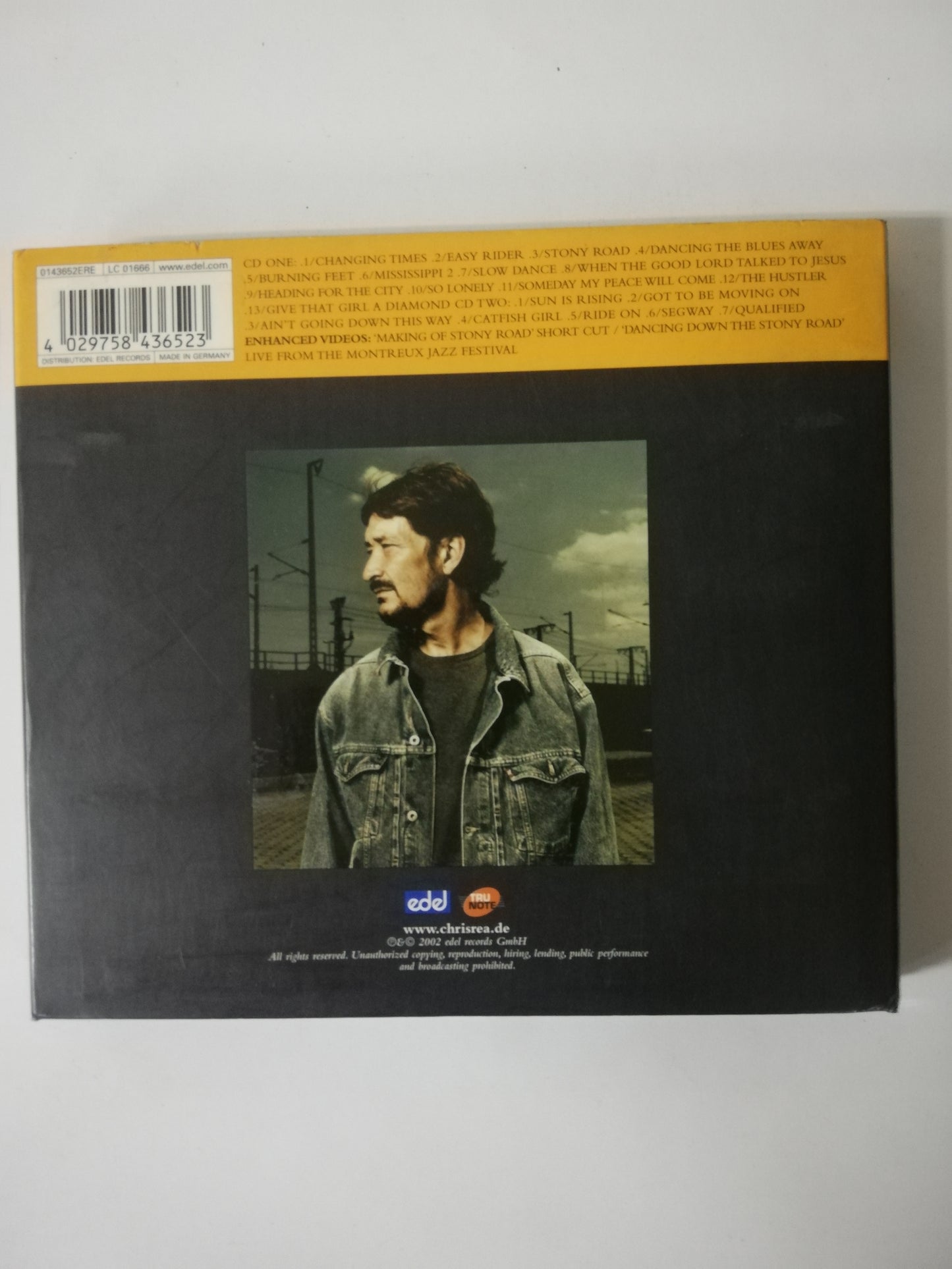 CD CHRIS REA - STONY ROAD - CD X 2