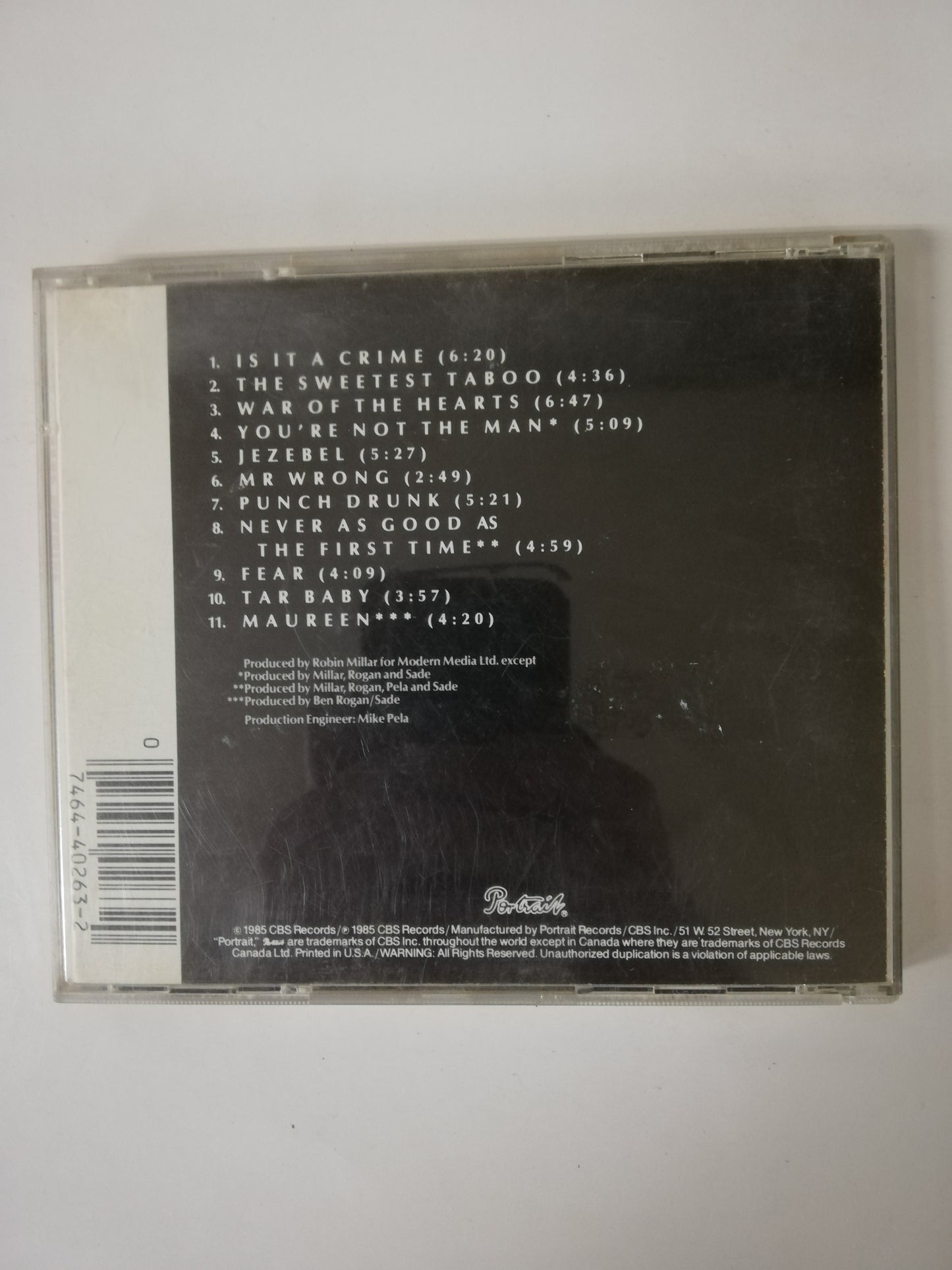CD SADE - PROMISE