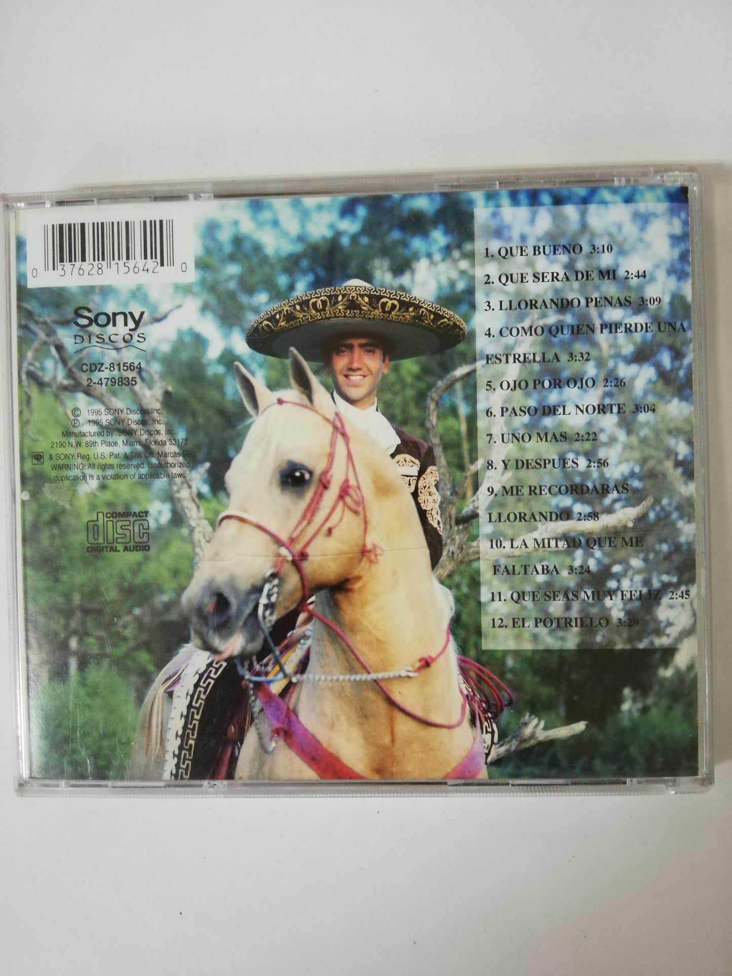 CD ALEJANDRO FENANDEZ - QUE SEAS MUY FELIZ