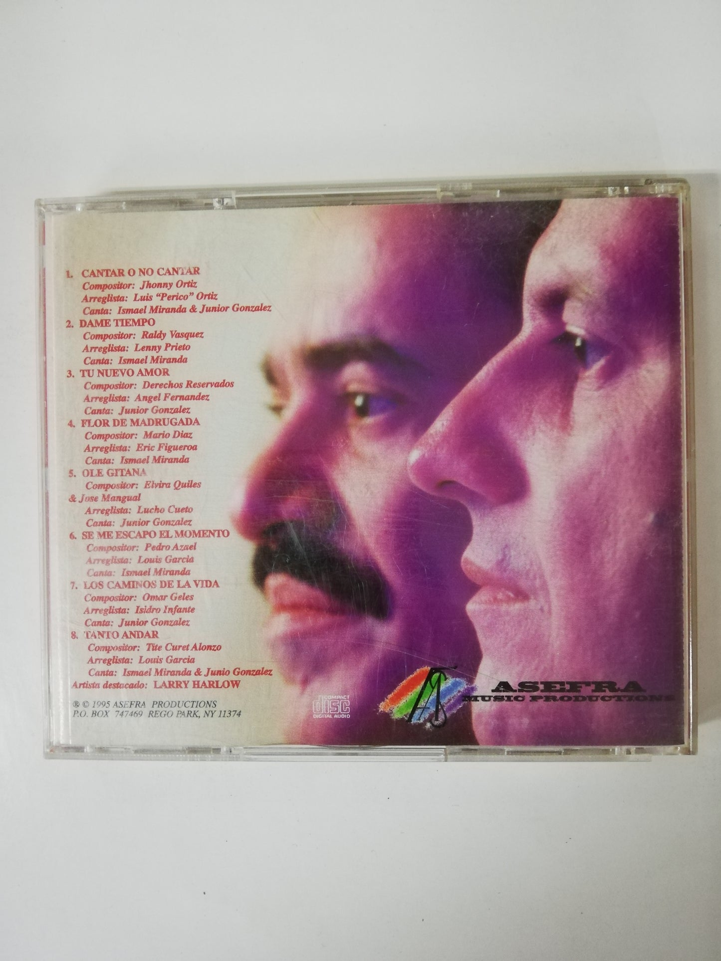 CD ISMAEL MIRANDA & JUNIOR GONZALEZ - CANTAR O NO CANTAR