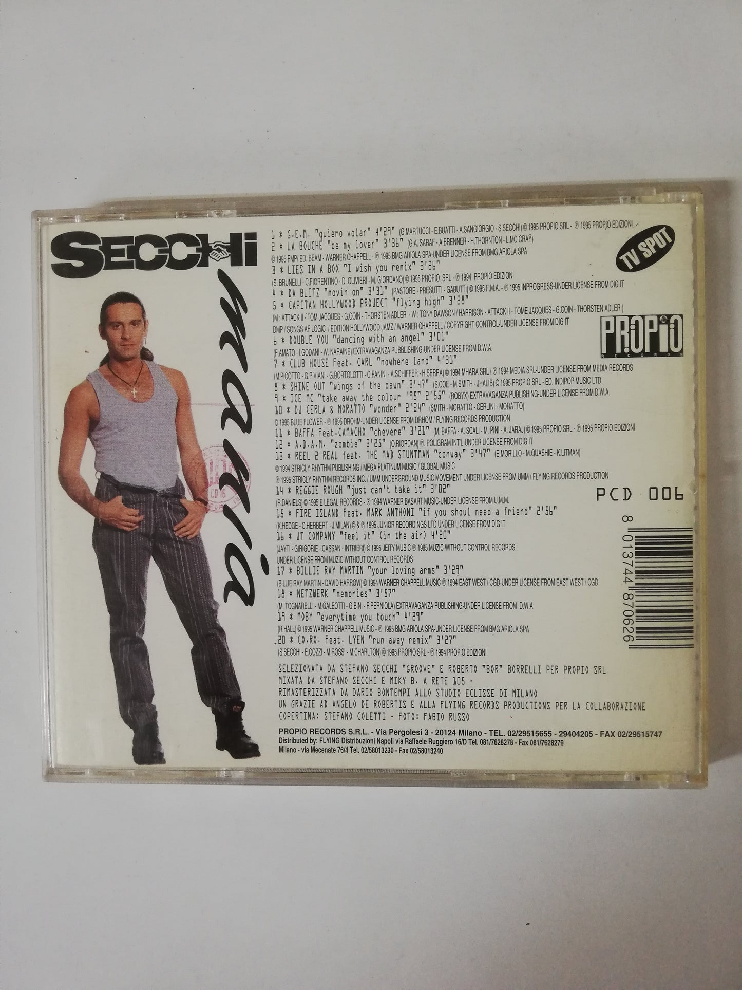 CD SECCHI MANIA COMPILATION -NETWORK 105 THE RADIO