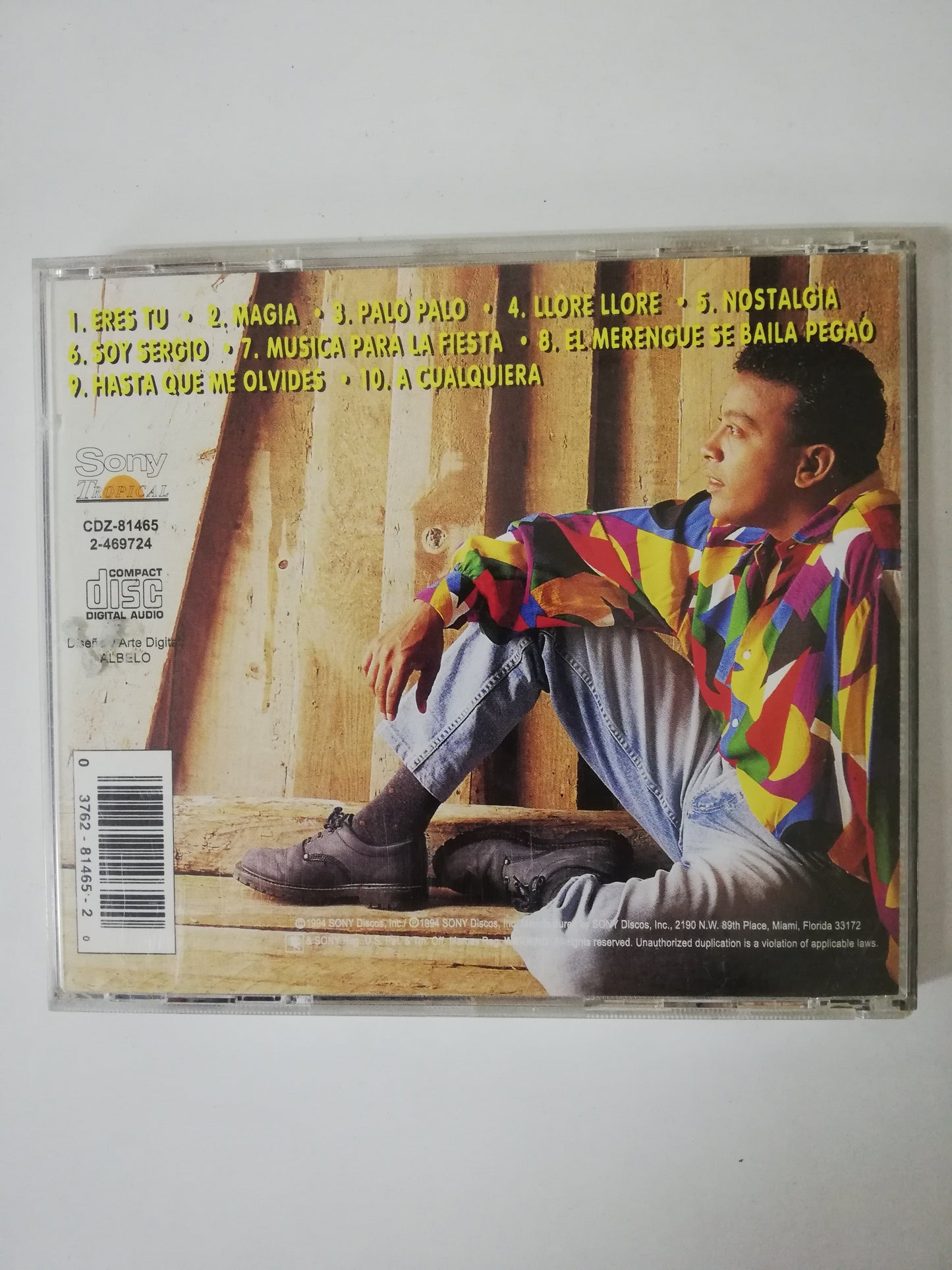 CD SERGIO VARGAS - EL MERENGUE SE BAILA PEGAO