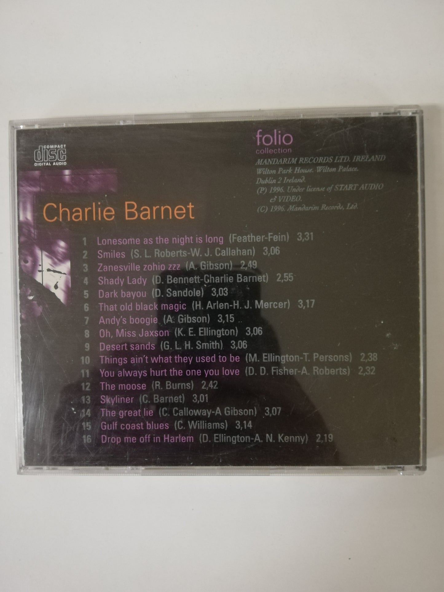 CD CHARLIE BARNET - THE JAZZ MASTERS