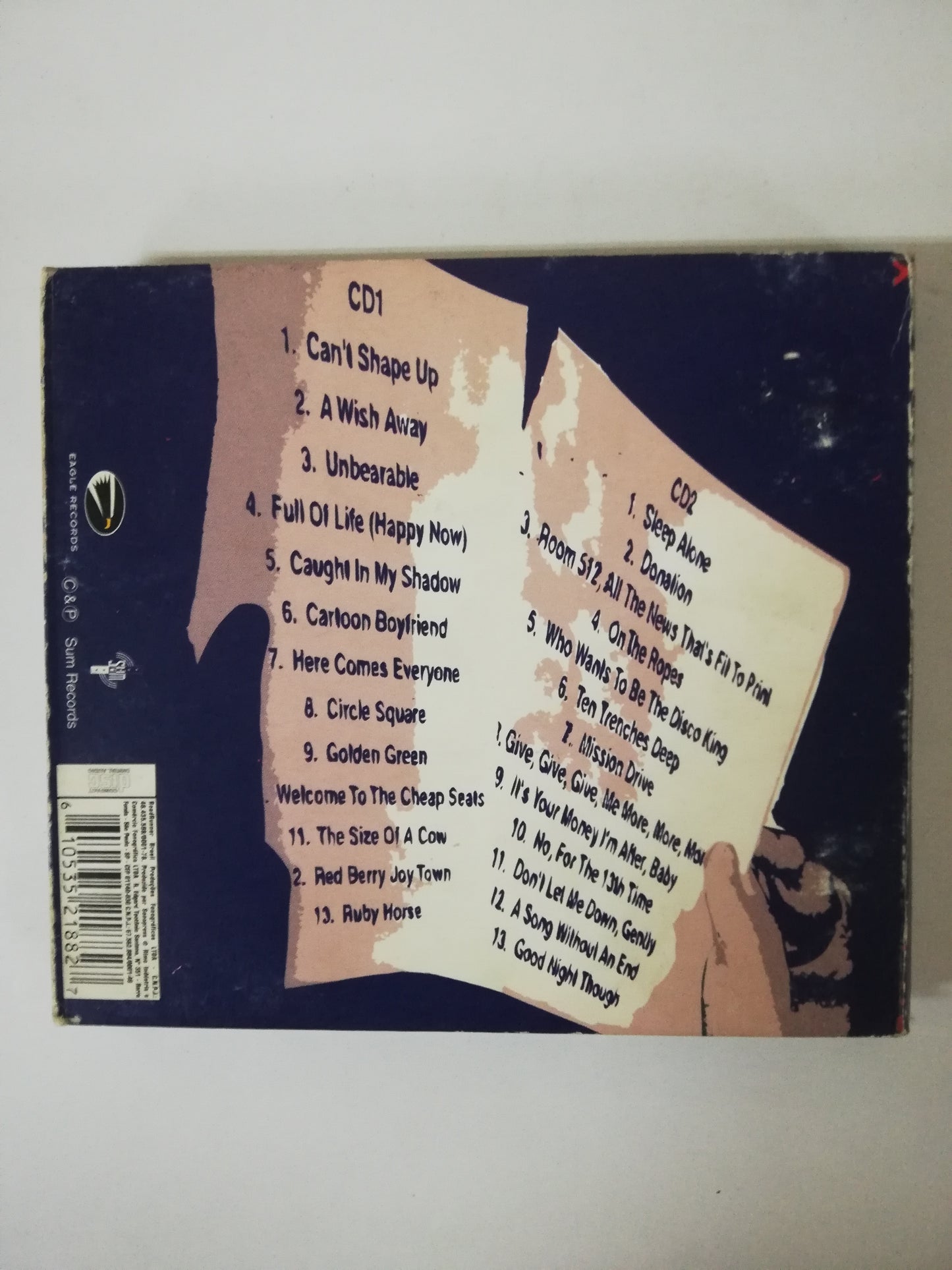 CD THE WONDER STUFF - CURSED WITH INSINCERITY - CD X 2