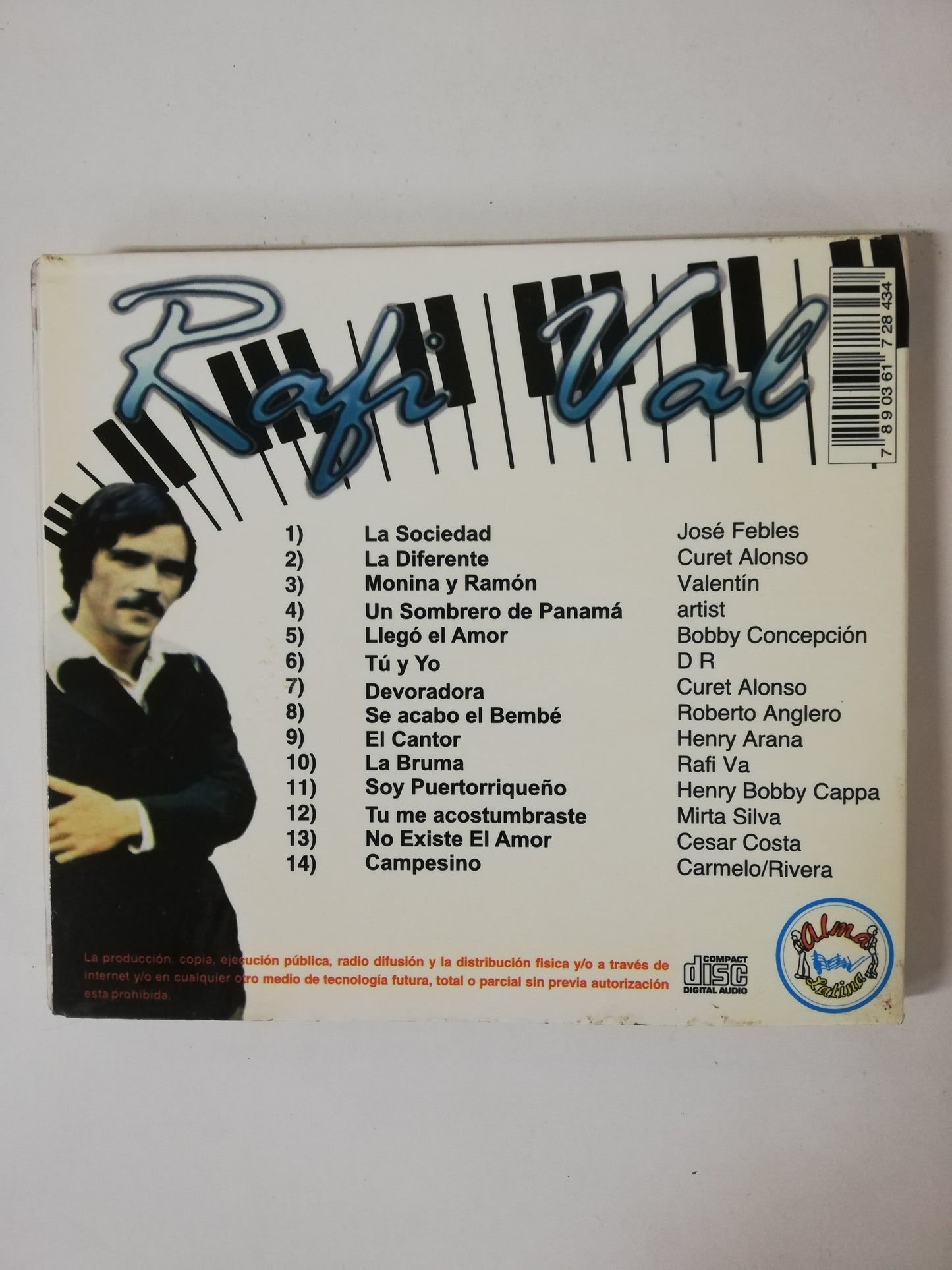 CD RAFI VAL Y LA DIFERENTE - LOS MEJORES EXITOS