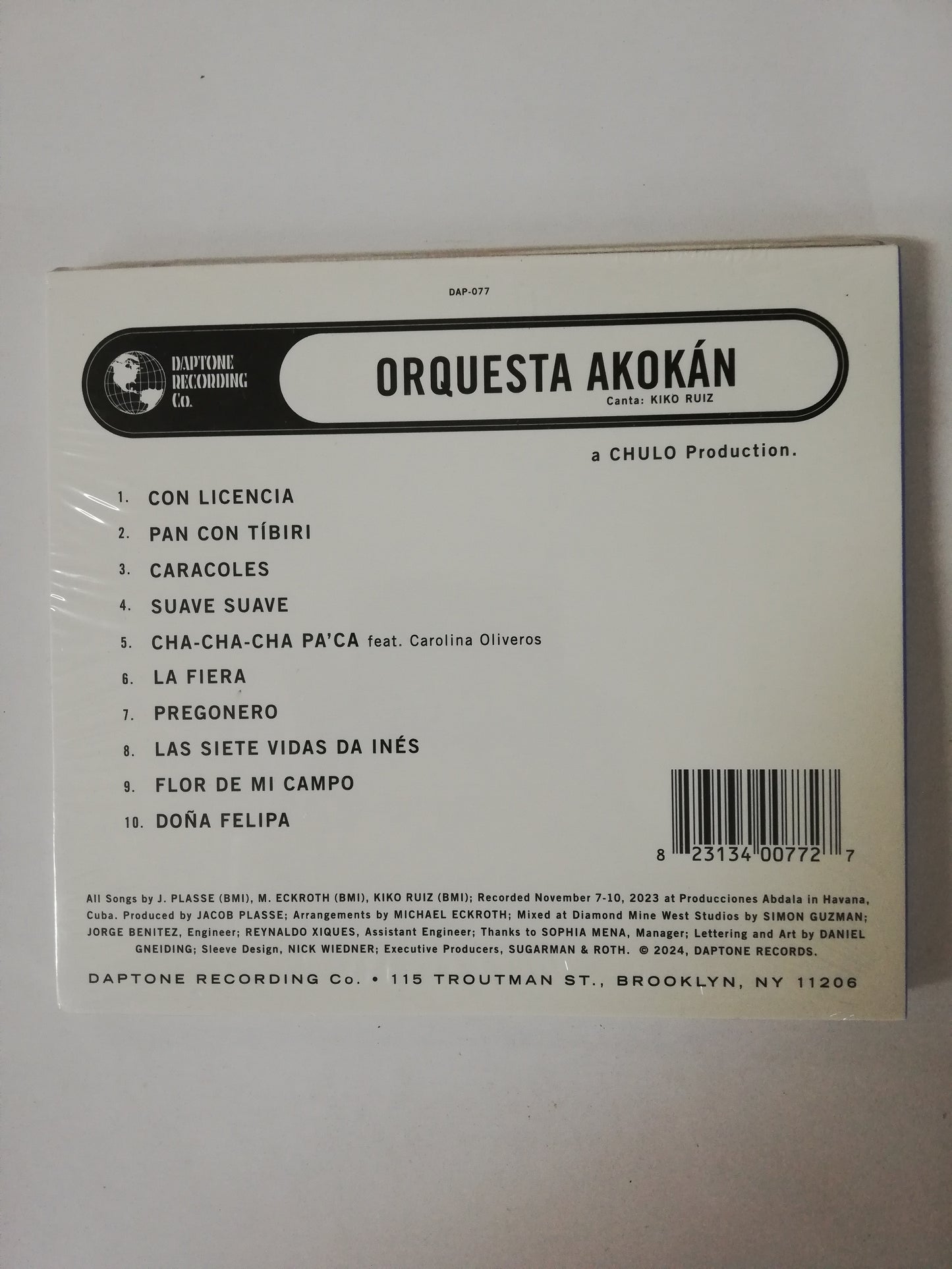 CD ORQUESTA AKOKÁN - CARACOLES