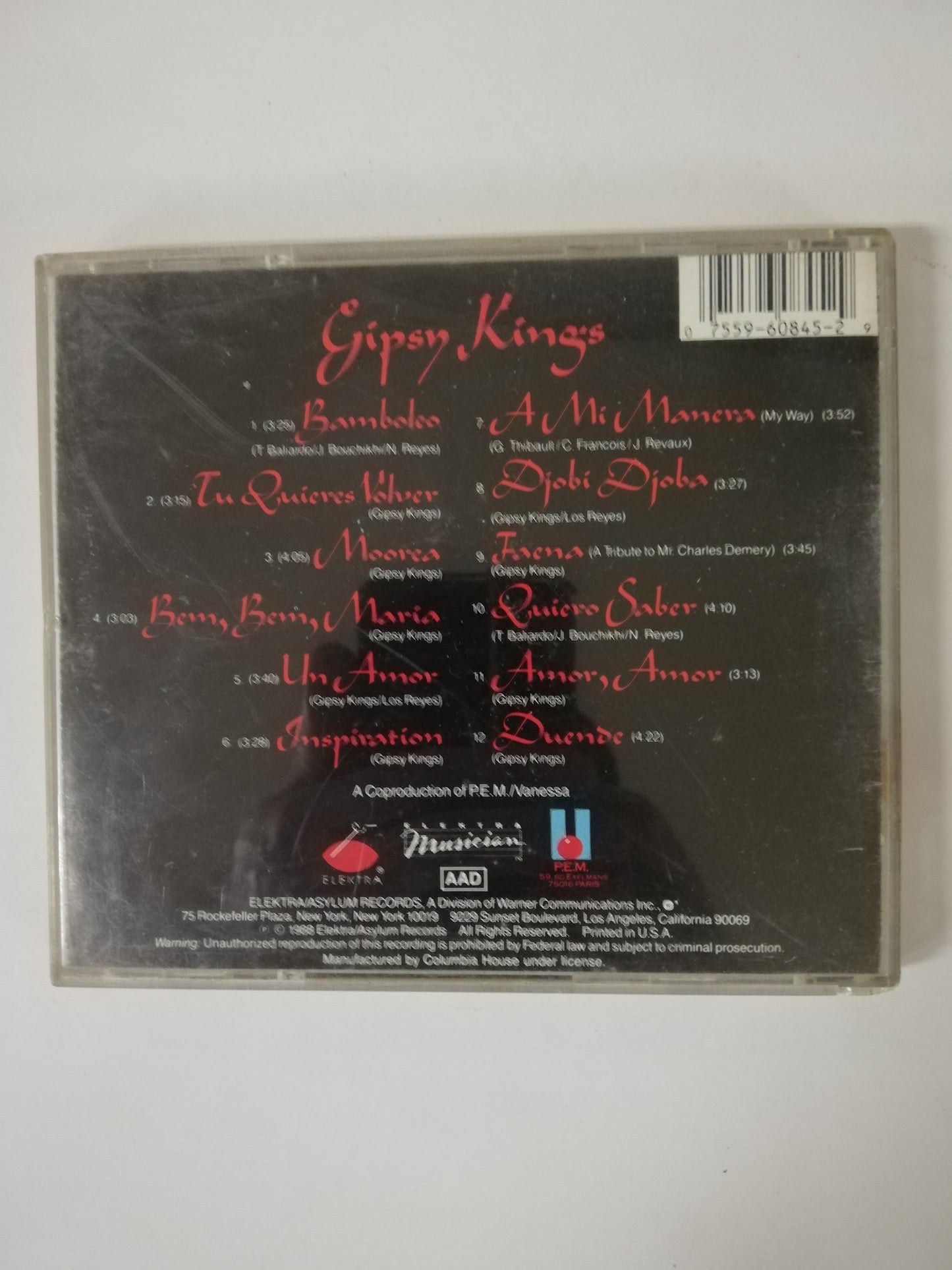 CD GIPSY KINGS - GIPSY KINGS