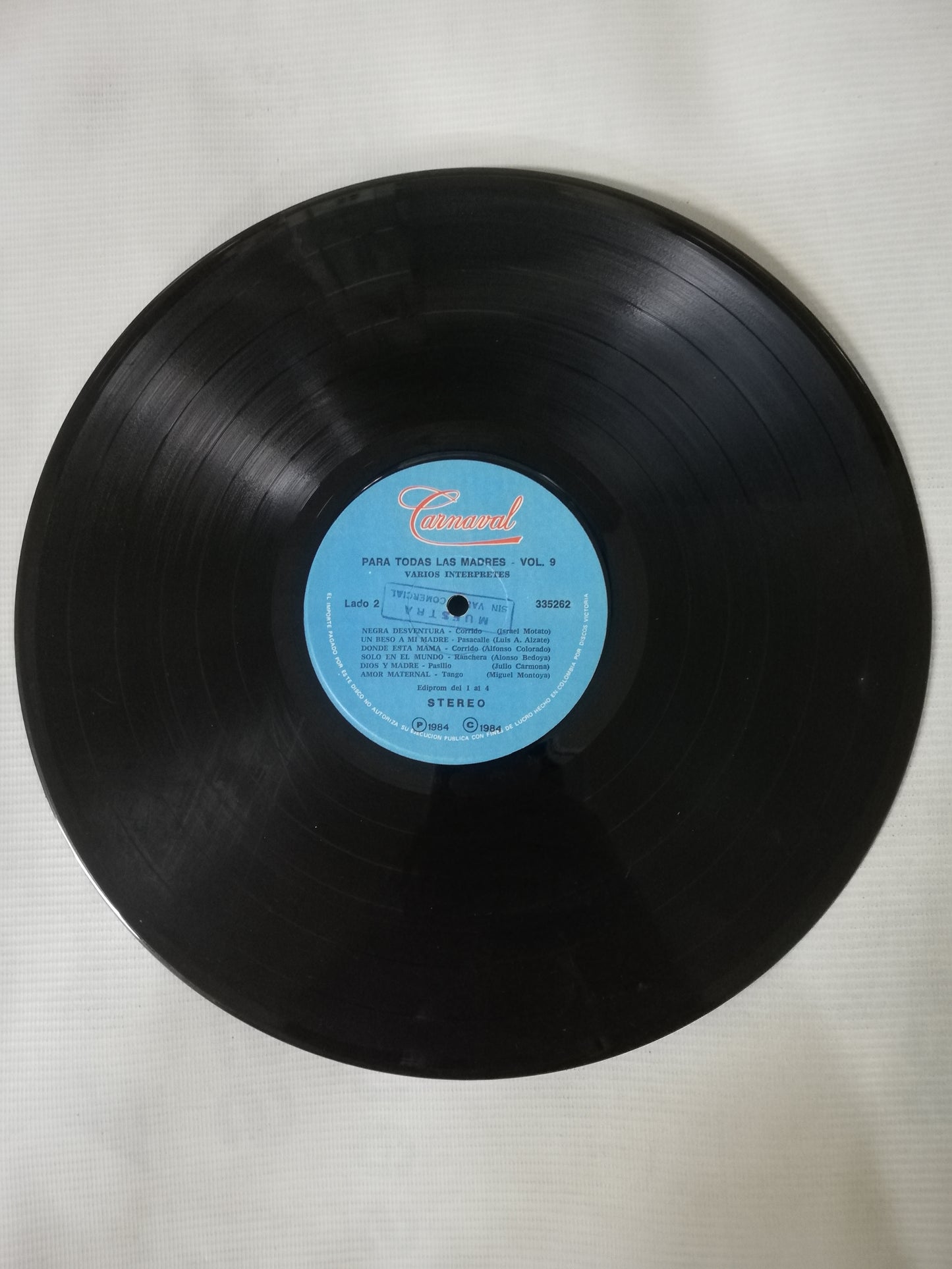 LP PARA TODAS LAS MADRES - PARA TODAS LAS MADRES VOL. 9