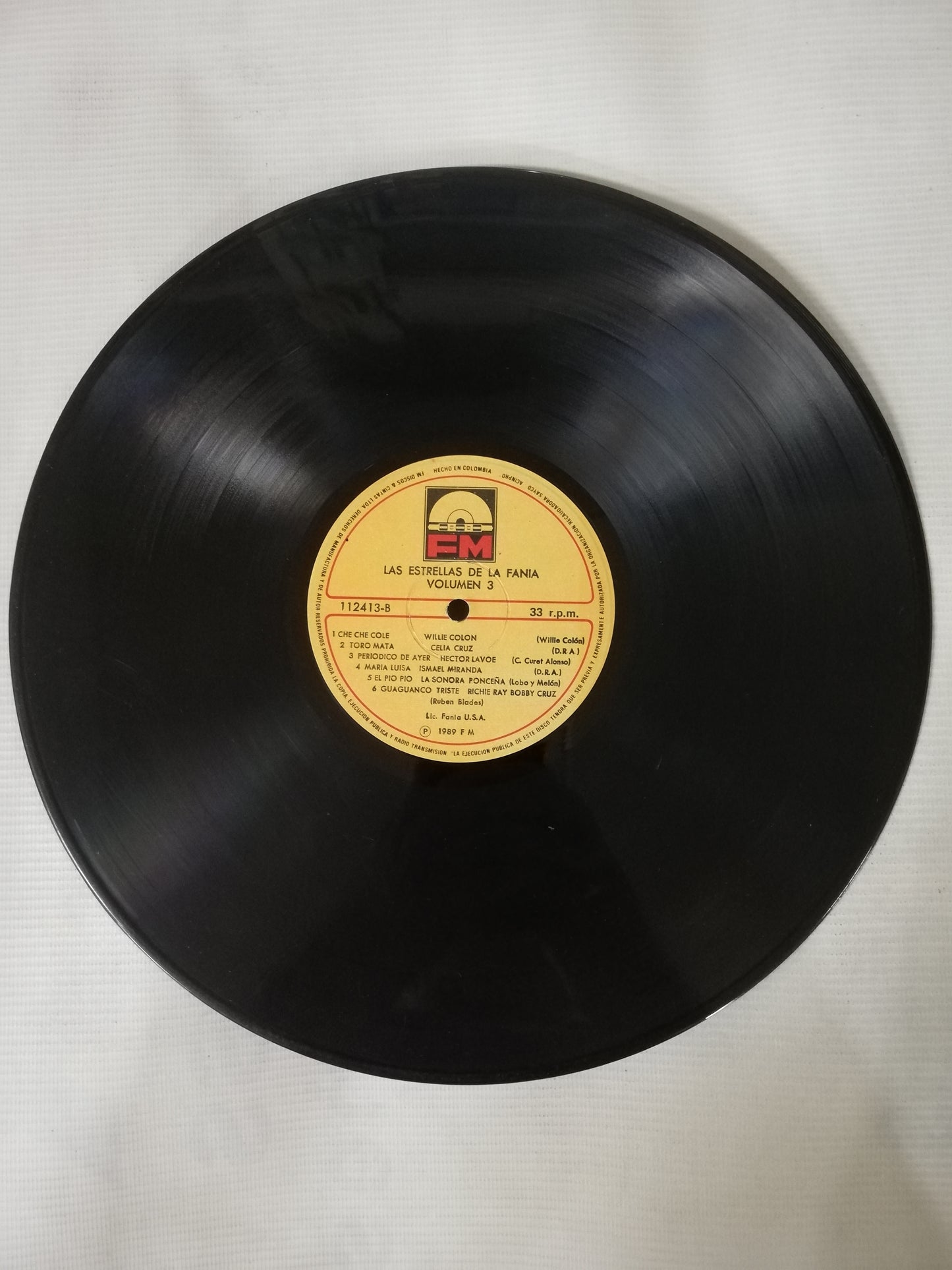 LP FANIA ALL STARS - LAS ESTRELLAS DE LA FANIA VOL. 3