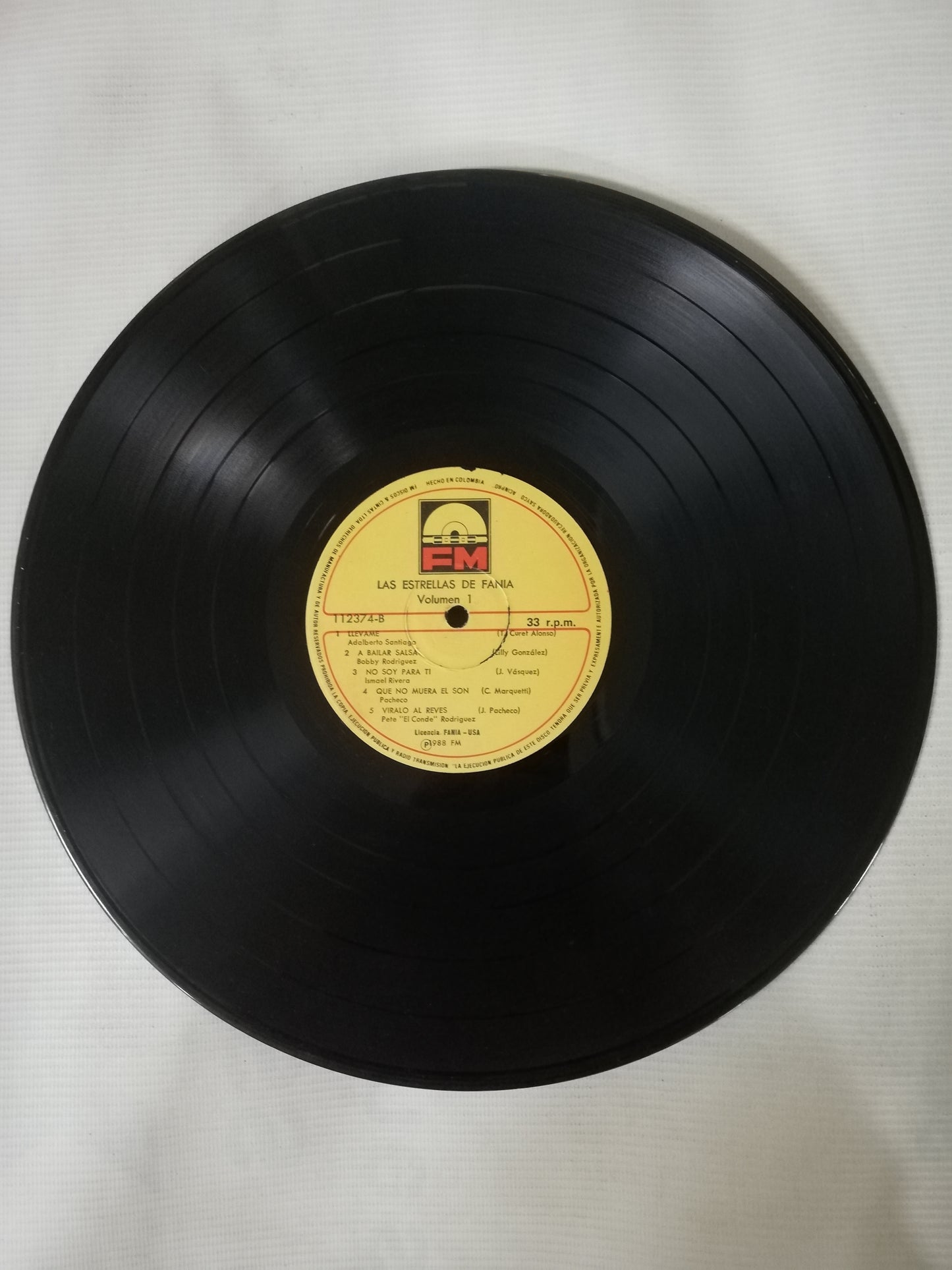 LP FANIA ALL STARS - LAS ESTRELLAS DE LA FANIA VOL. 1