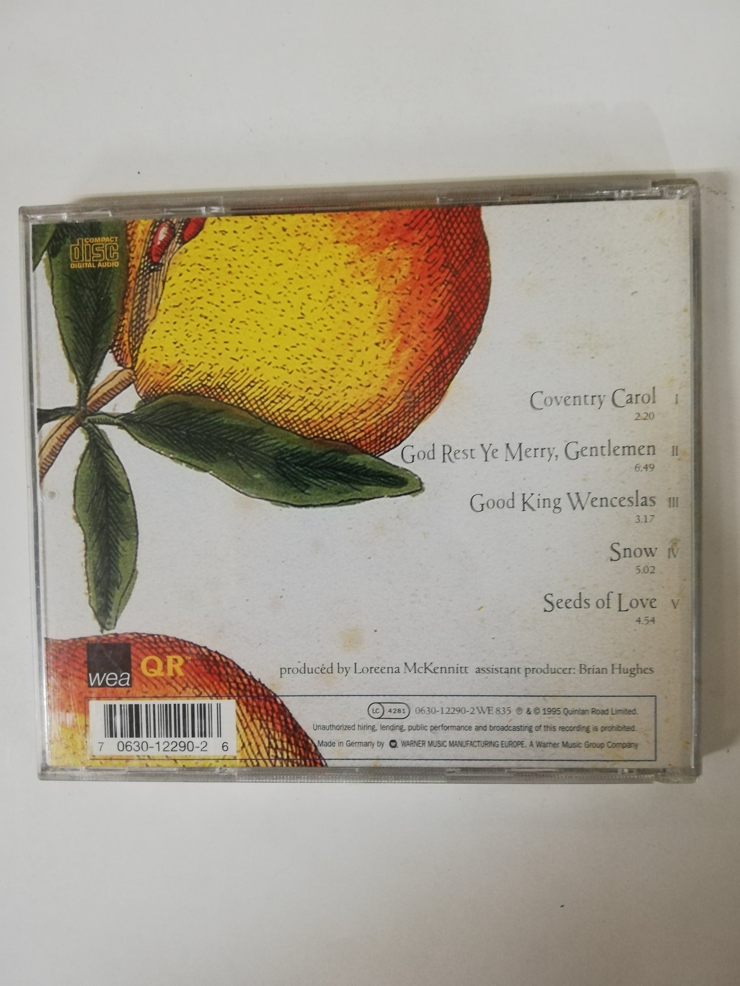 CD LOREENA McKENNITT - A WINTER GARDEN