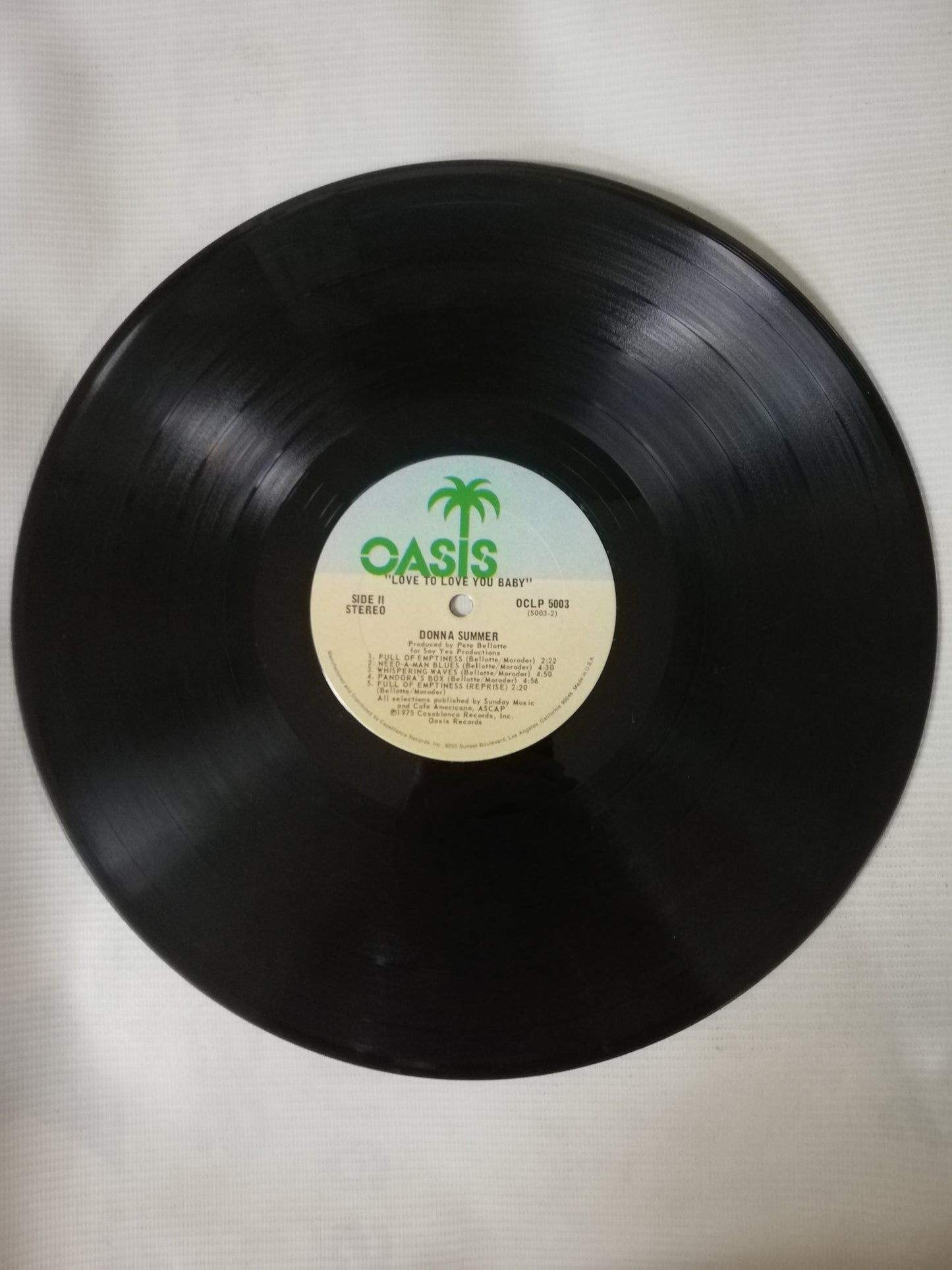 LP DONNA SUMMER - LOVE TO LOVE YOU BABY