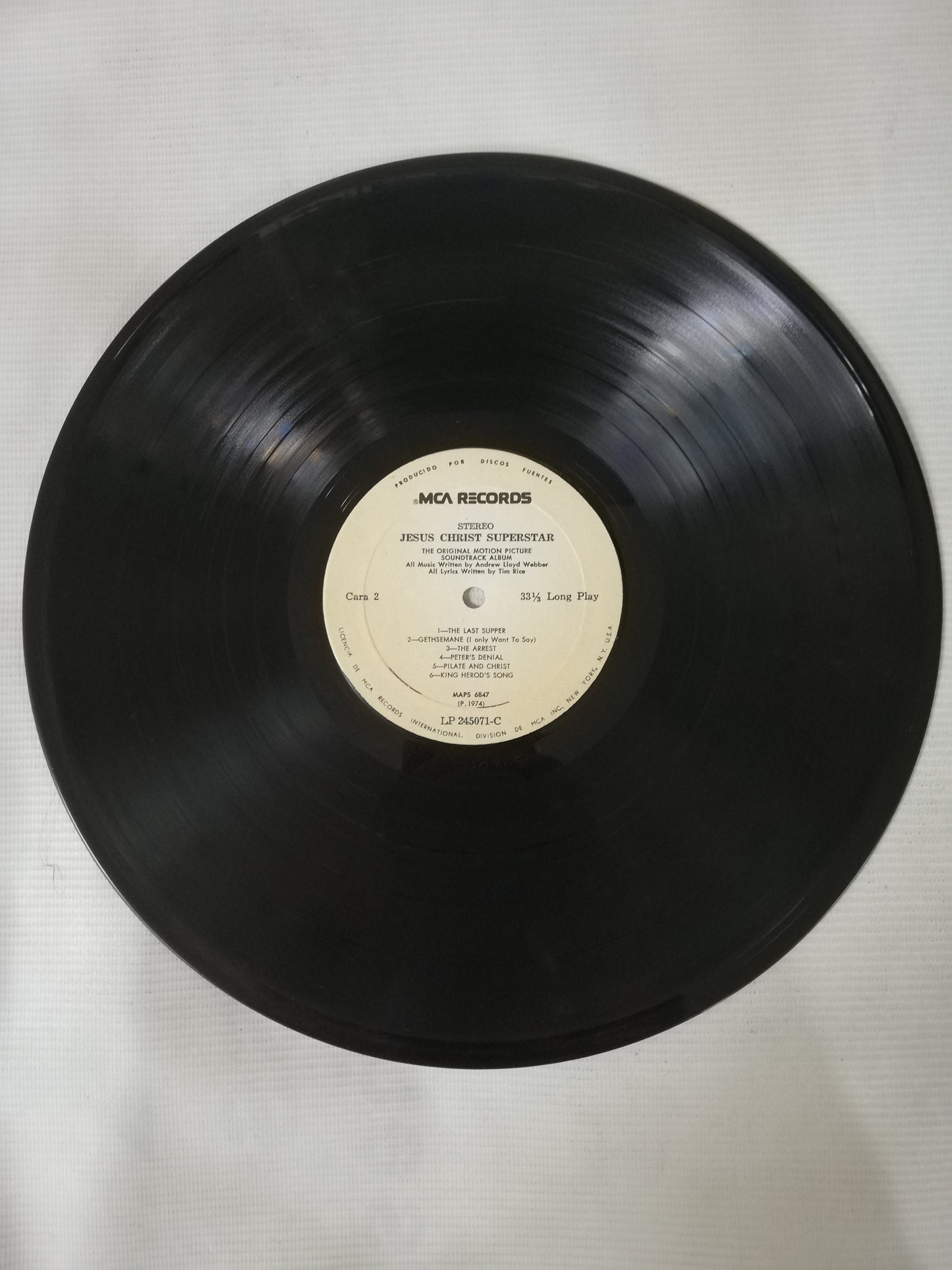 LP JESUS CHRIST SUPERSTAR - THE ORIGINAL MOTION PICTURE SOUND TRACK ALBUM - VINYL X 2