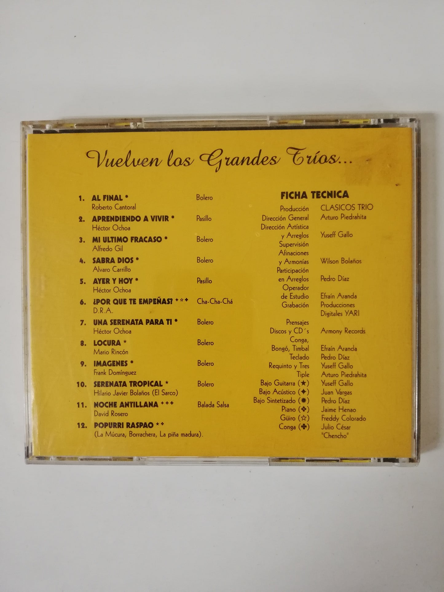 CLASICOS TRIO - VUELVEN LOS GRANDES TRIOS...