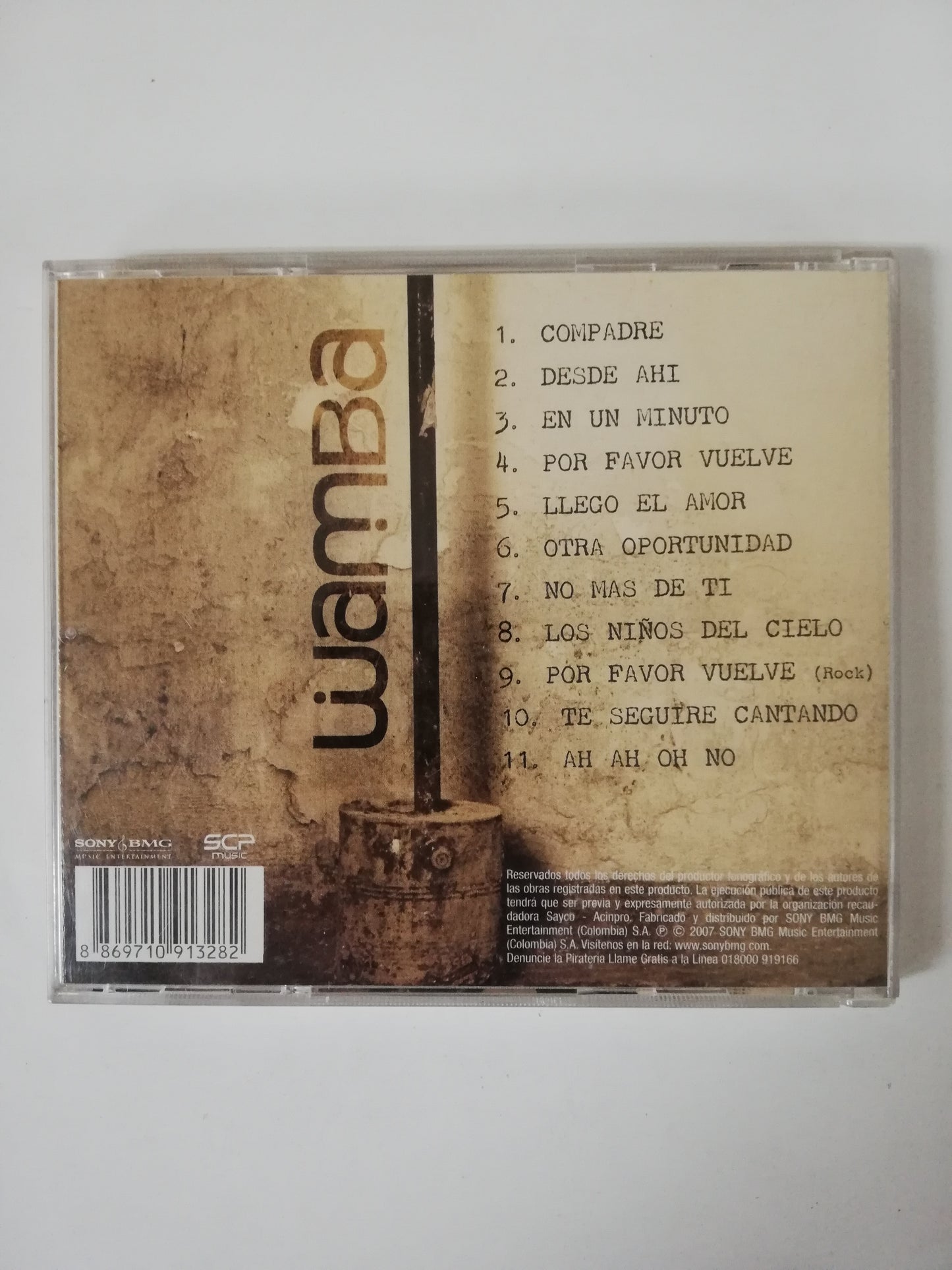 CD WAMBA - DE UN LADO AL OTRO