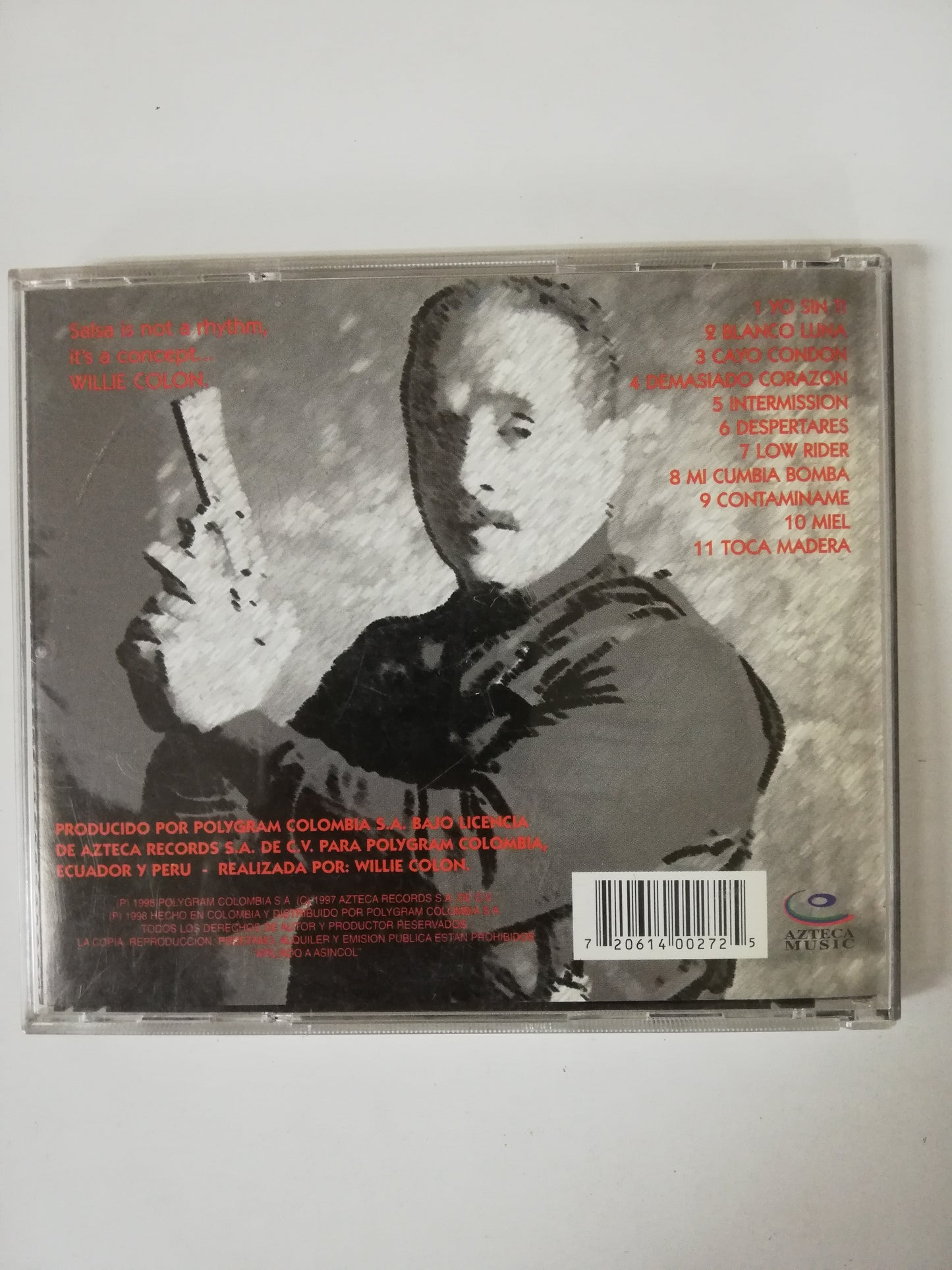 CD WILLIE COLÓN - DEMASIADO CORAZÓN