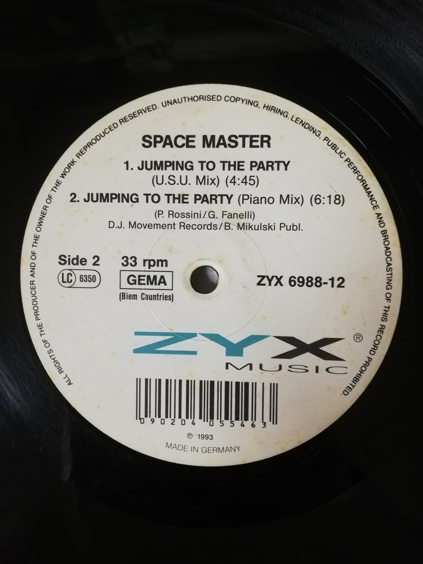 LP SPACE MASTER - JUMPING TO THE PARTY